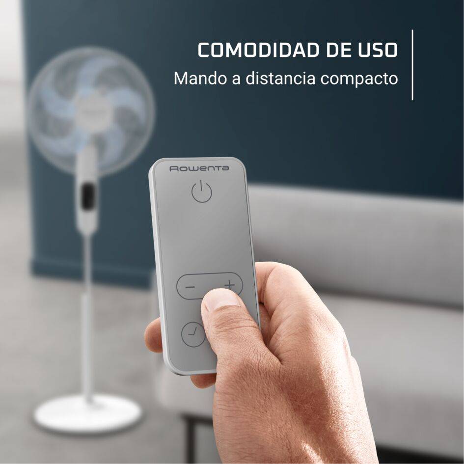 Turbo Silence, ventilador de pie, potente, bajo consumo energético