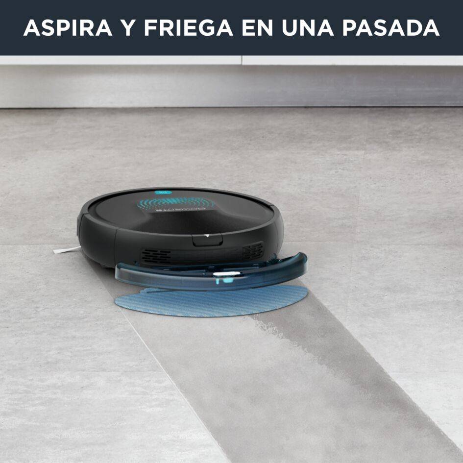 X-Plorer Serie 20 de Rowenta, Robot Aspirador, Cepillo Motorizado Activo, 3 Modos de Navegación, Sensores Avanzados, Batería de Iones de Litio Duradera, 150 Min de Autonomía, RR6875WH