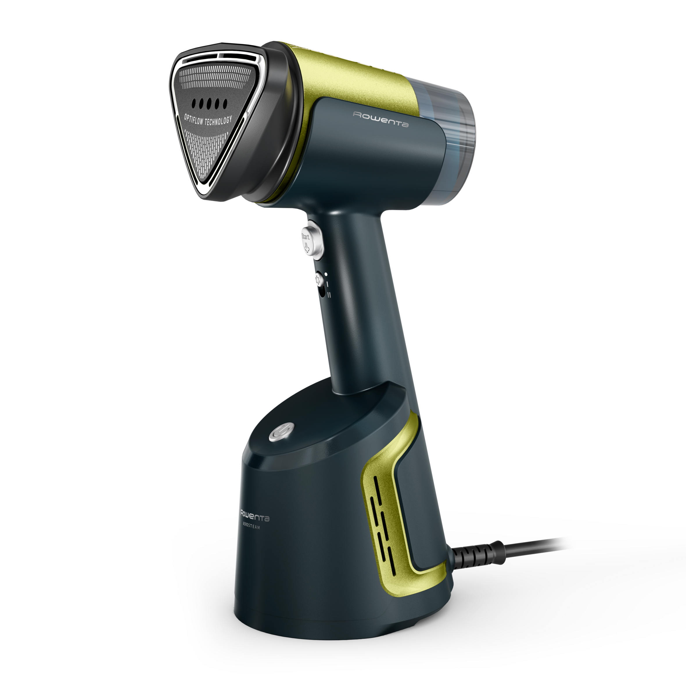 AeroSteam de Rowenta, Cepillo de vapor de mano, Tecnología OptiFlow, Depósito de 100 ml, Resultados rápidos y fáciles con una sola pasada