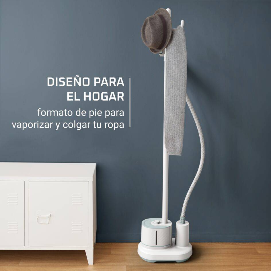 Origin Home, Cepillo de vapor de pie, Vapor continuo de 42 g/min, 3 niveles de vapor