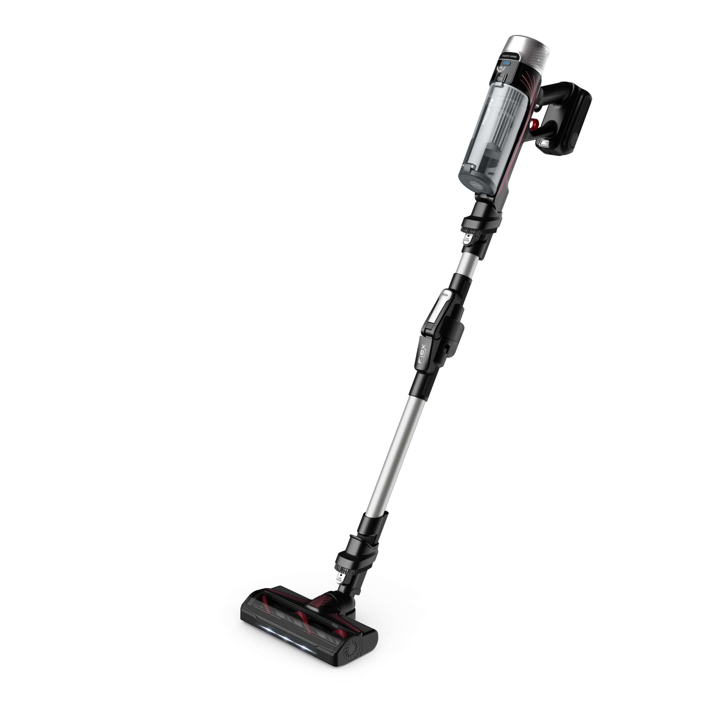X-Force Flex 9.60 de Rowenta, Aspiradora escoba sin cable, 100 air watts,  hasta 45 minutos de autonomía, Tecnología Flex, Kit de limpieza completo