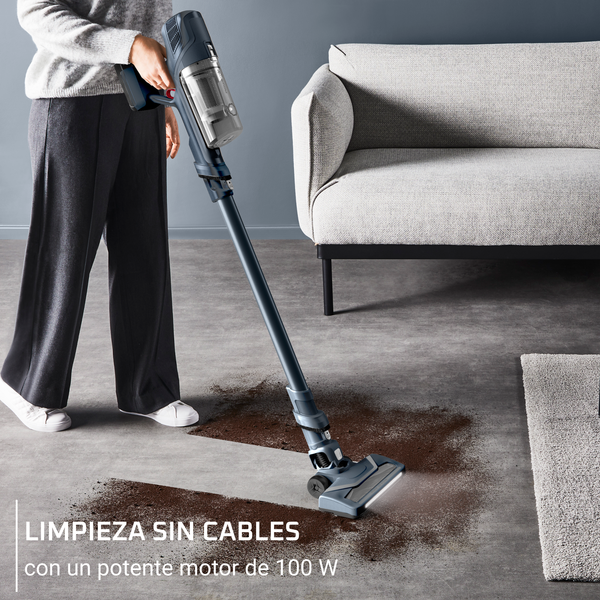 X-Pert 6.60, Aspiradora Escoba Sin Cable, Limpieza Ligera, Motor de 100 W