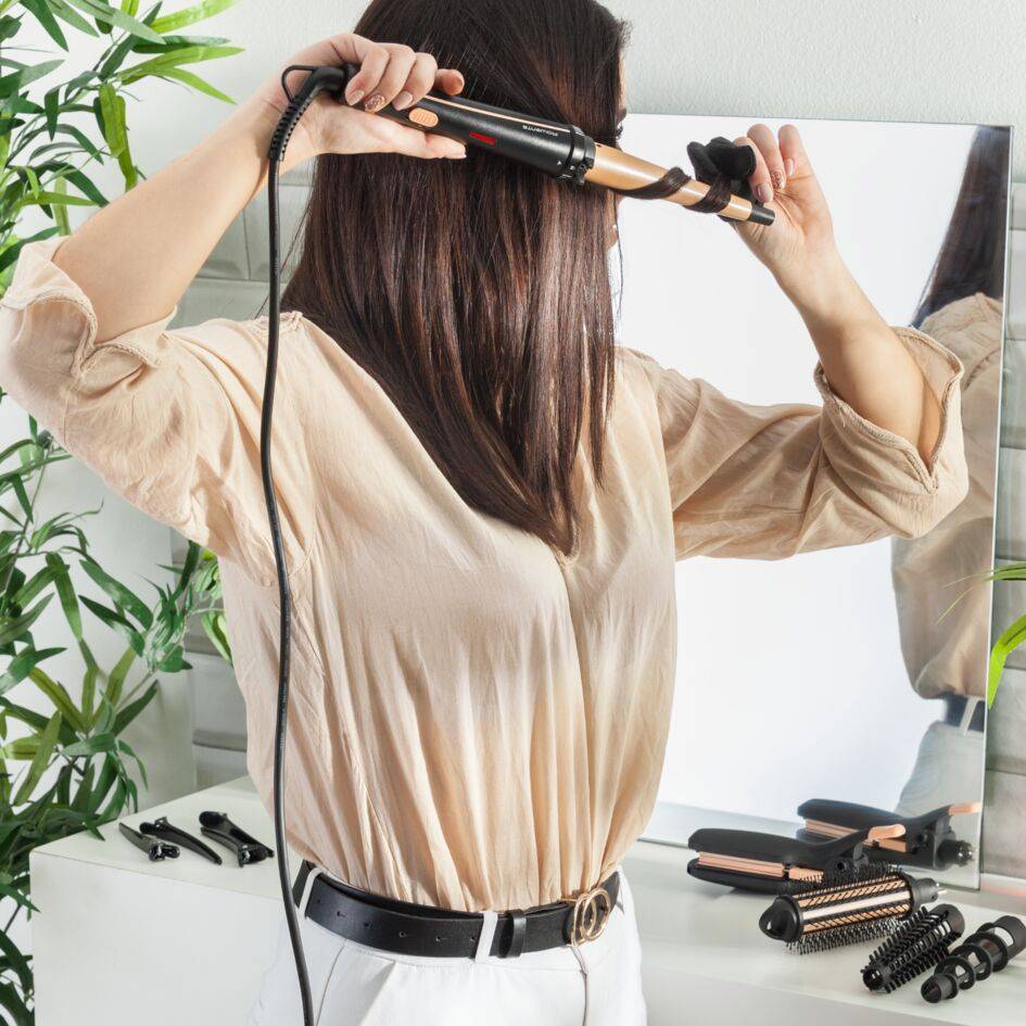 Infinite Looks 14 en 1, Multistyler, Moldeador con 14 opciones, Brillo radiante