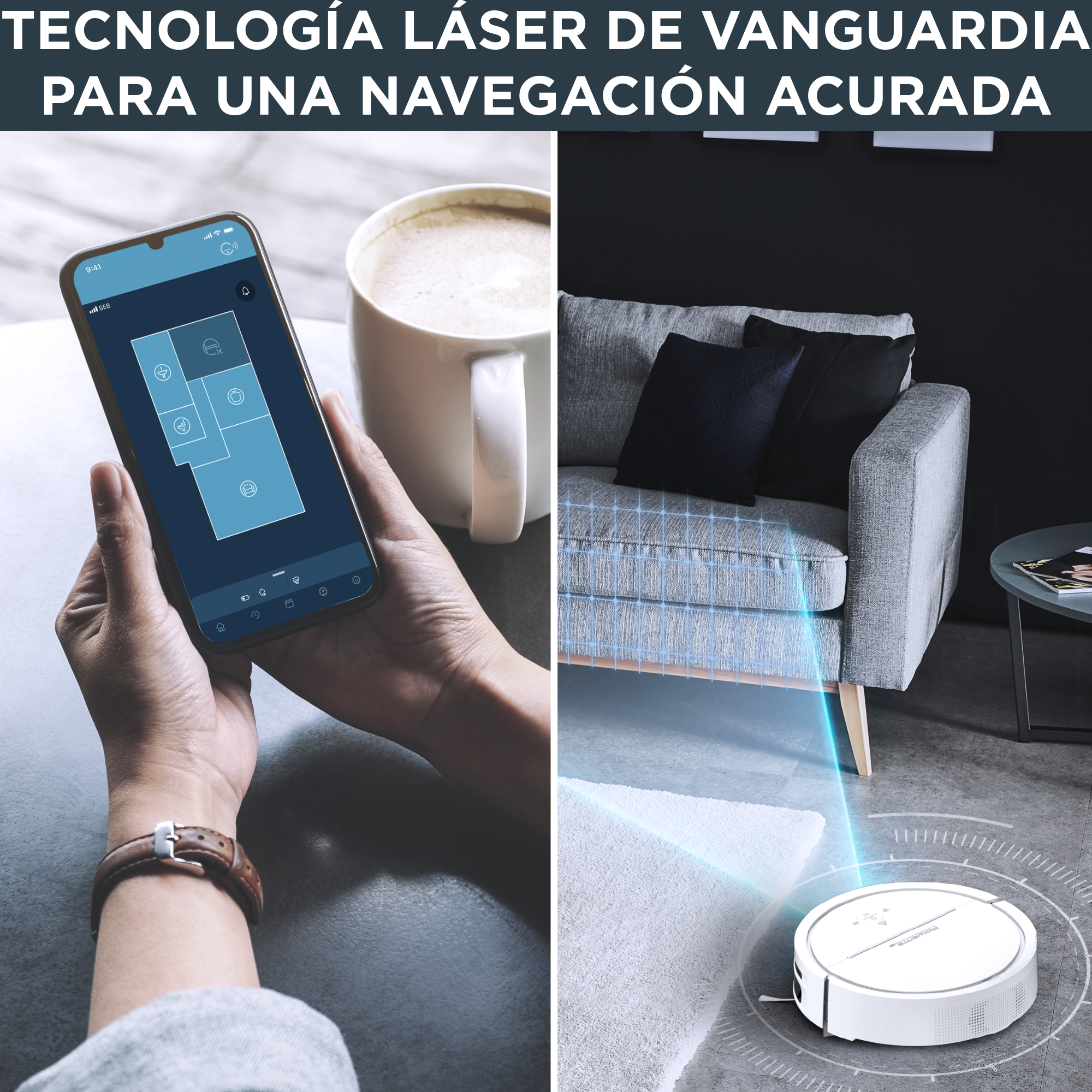 X-plorer Serie 120 AI, Robot aspirador