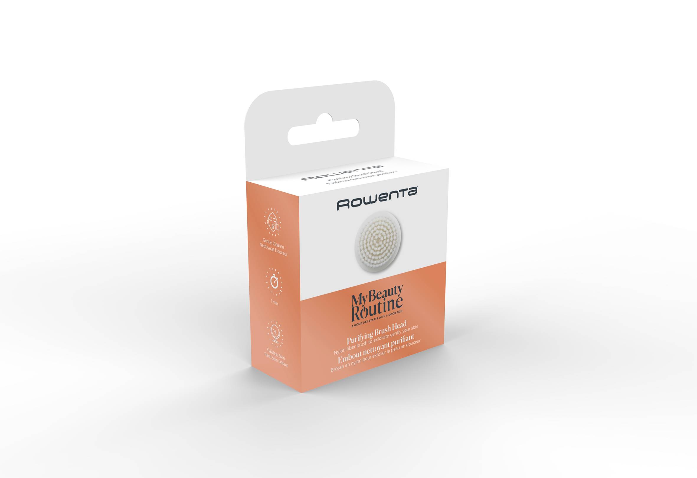 Boquilla con cepillo para la cara en silicona XD4130F0