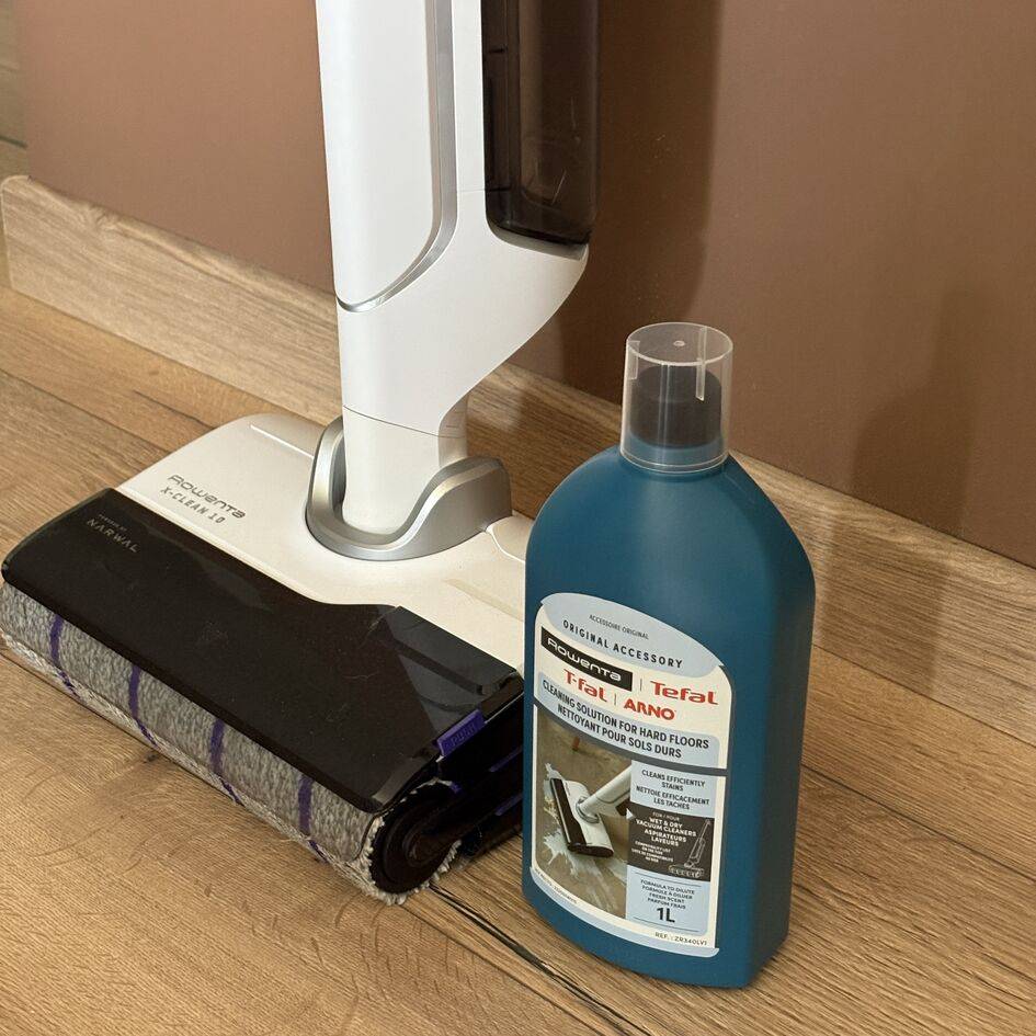 SOLUCIÓN DE LIMPIEZA PARA SUELOS DUROS 1L, Detergente compatible con la fregona eléctrica X-Clean
