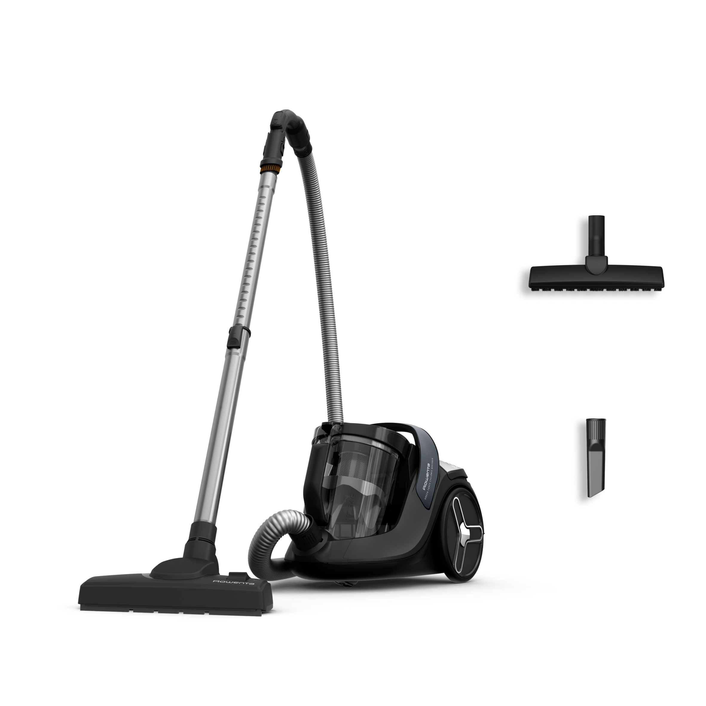 Green Force Cyclonic Effitech de Rowenta, aspiradora sin bolsa, modelo parqué, eficiencia energética, gran autonomía