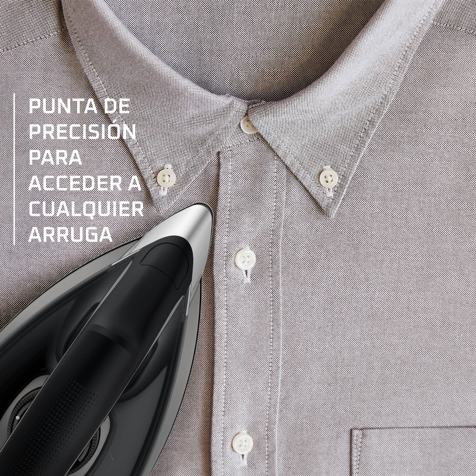 Perfect Steam Pro de Rowenta, Centro de planchado, 1,1L,  6,9 bares, Golpe de 450 g/min, Verde