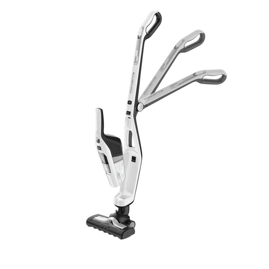 Dual Force 2 en 1, Aspiradora sin cable y de mano, Plegable, 18 V, Blanca