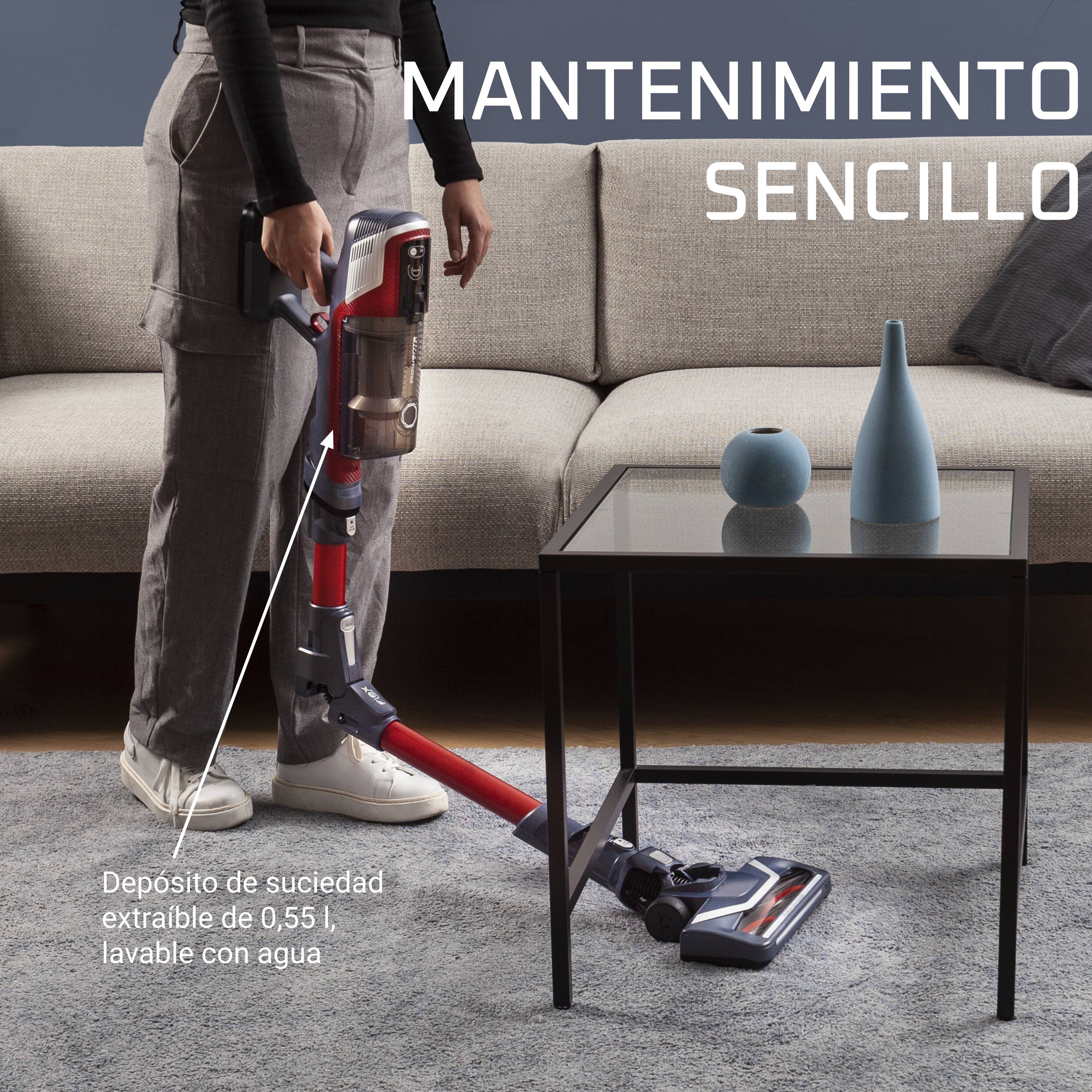 X-Pert 6.60 Smart de Rowenta, Aspiradora de mano, Ligera, Animal Kit, LED, Flexible, 18 V, BOOST, Batería extraíble, Suelos duros, Alfombras, Aspiradora de mano, Ligera, Animal Kit, LED, Flexible, 18 V, BOOST, Batería extraíble, Suelos duros, Alfombras