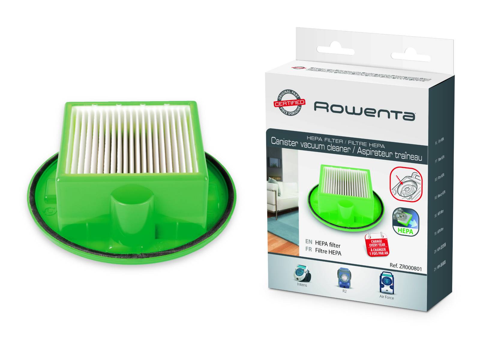 Filtro de alta filtración ZR000801