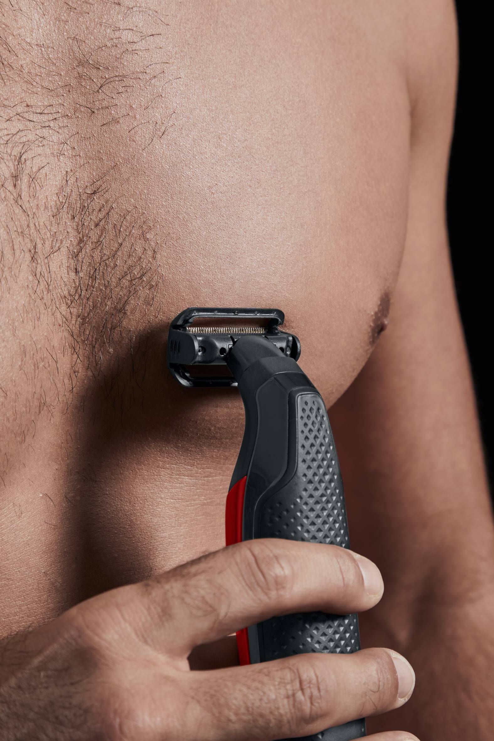 Forever Sharp Comfort, Recortadora de barba híbrida, Cuchillas de titanio, Accesorio antiirritación