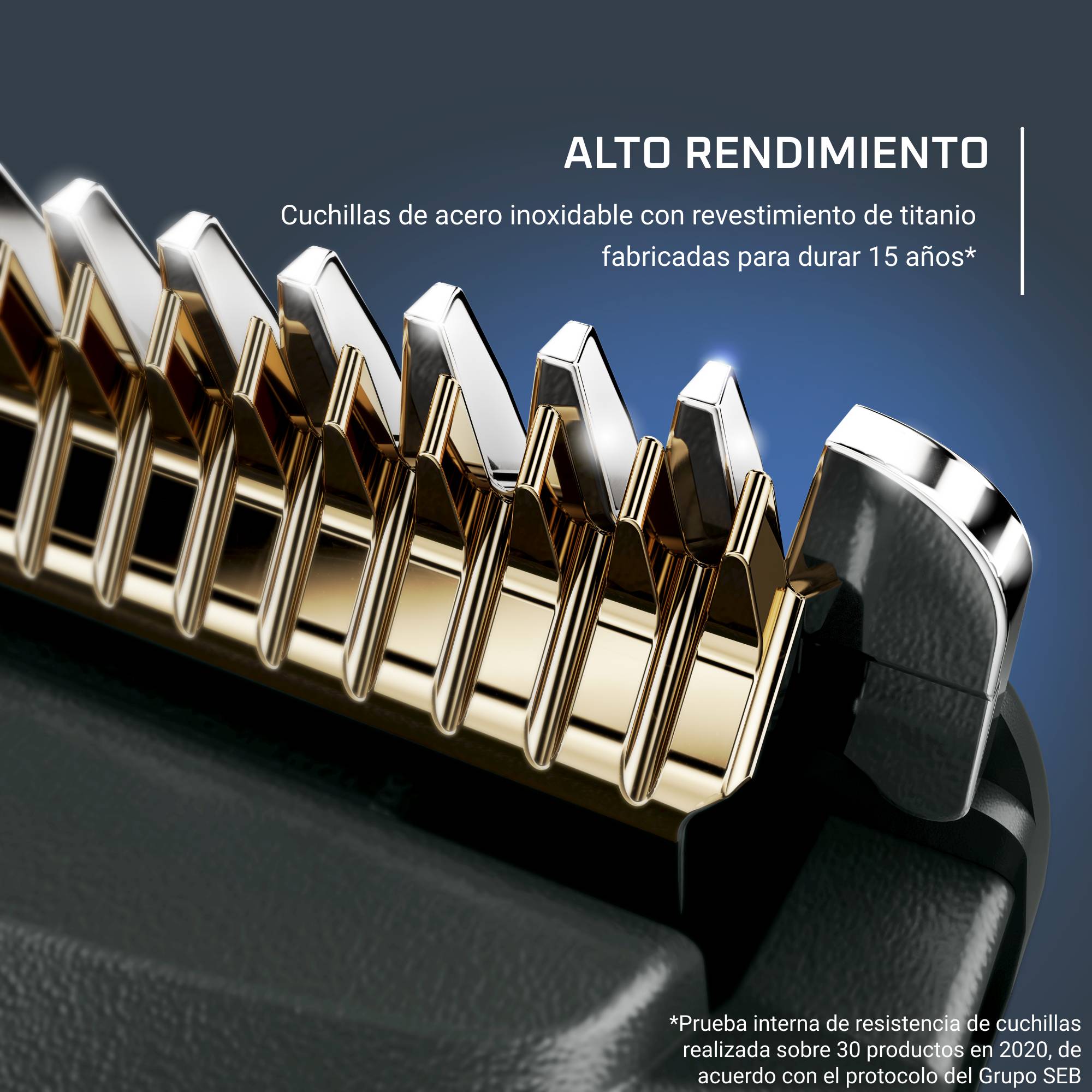 Advancer de Rowenta, Cortapelos, Multiaccesorios, Cuchillas autoafilables, Alta precisión