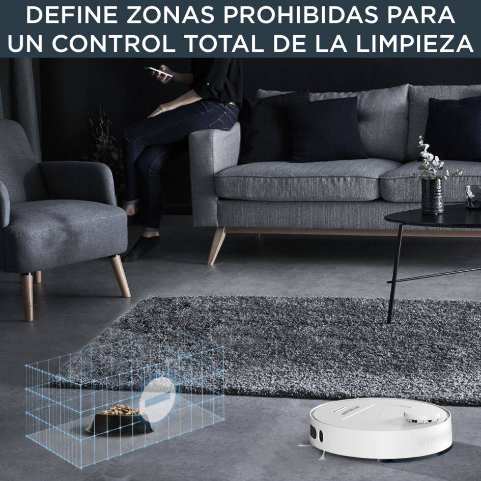 X-Plorer Serie 75 Total Care, Robot aspirador, Blanco