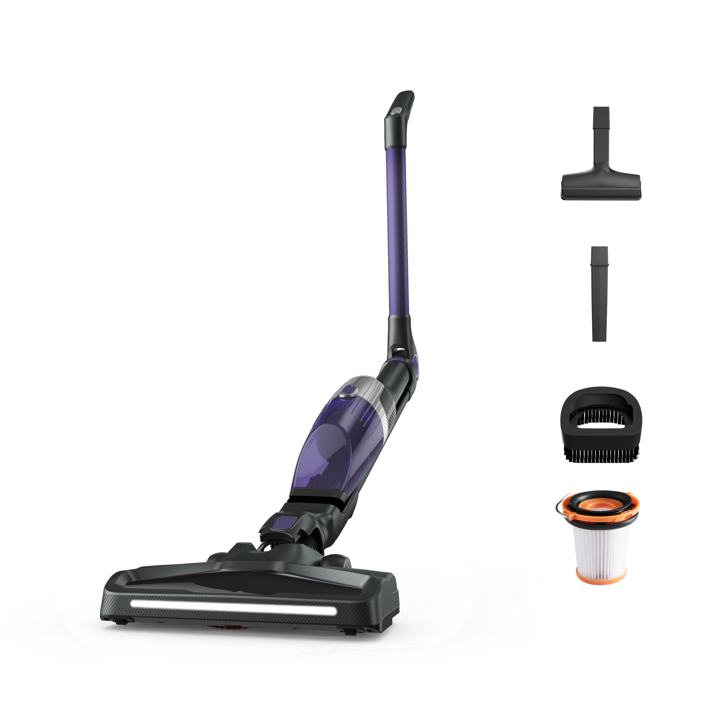 X-Trem Compact 2 en 1, Aspiradora sin cable, Aspiradora de mano, Tecnología Flex, Lila