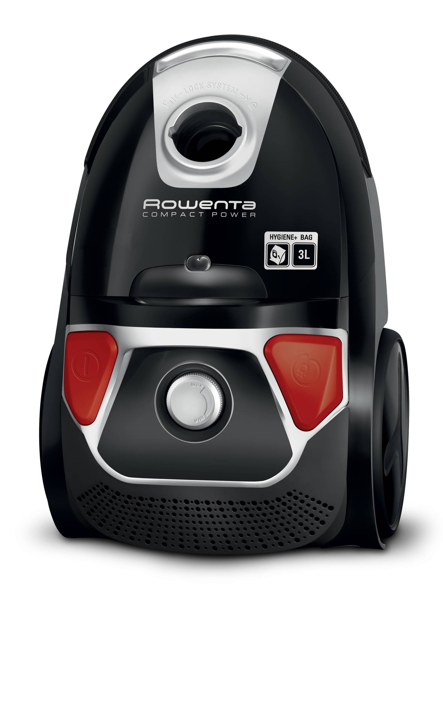 COMPACT POWER ROJO Y NEGRO + 3 ACCESORIOS