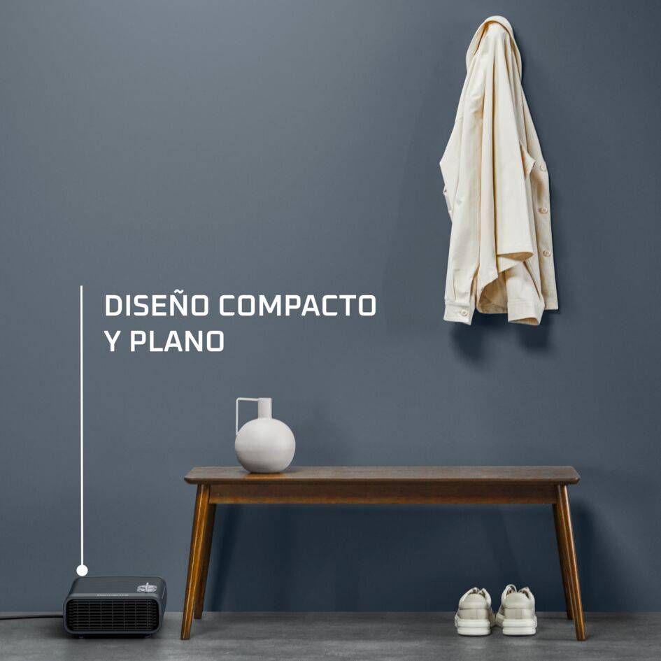 Silence Comfort, Diseño compacto y plano, 2400 W