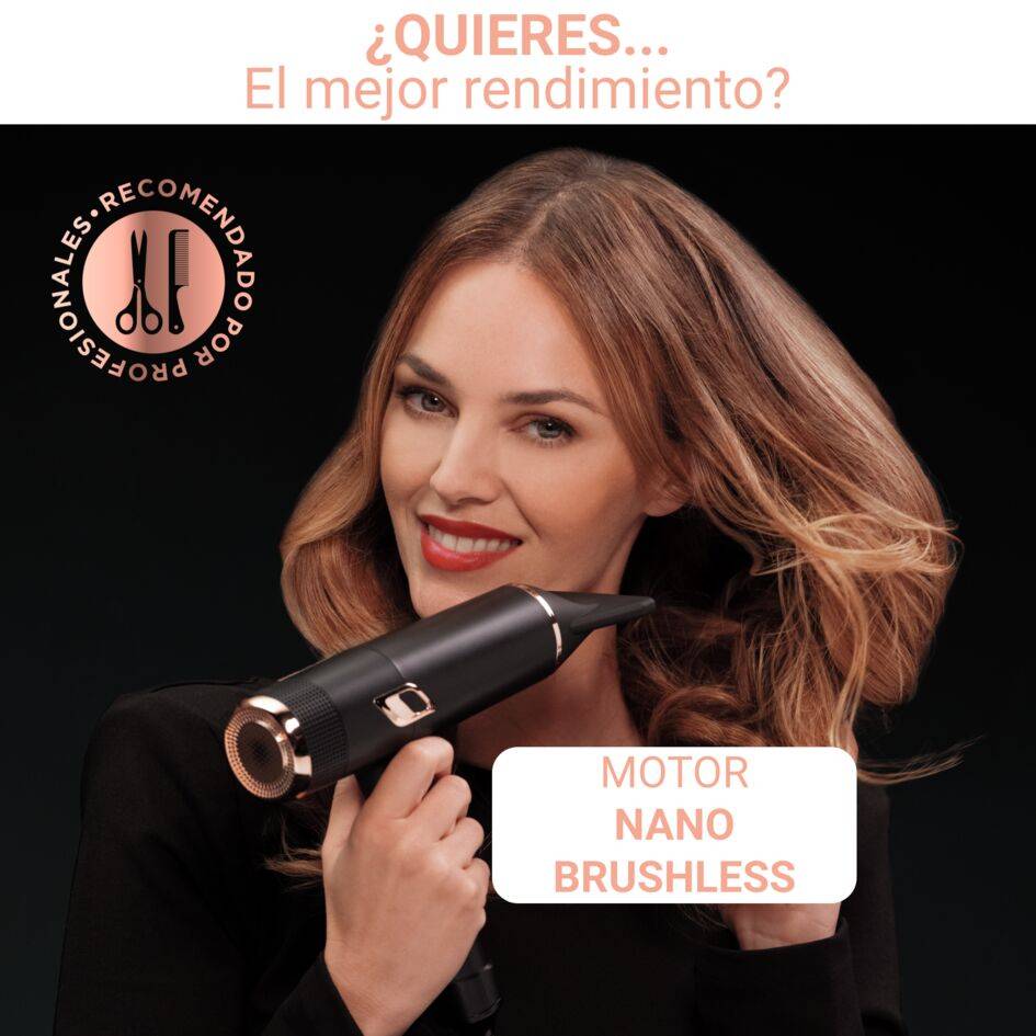 Maestria Ultimate Experience, Secador de pelo, Motor BLDC, Flujo de aire de 170 km/h, Muy ligero