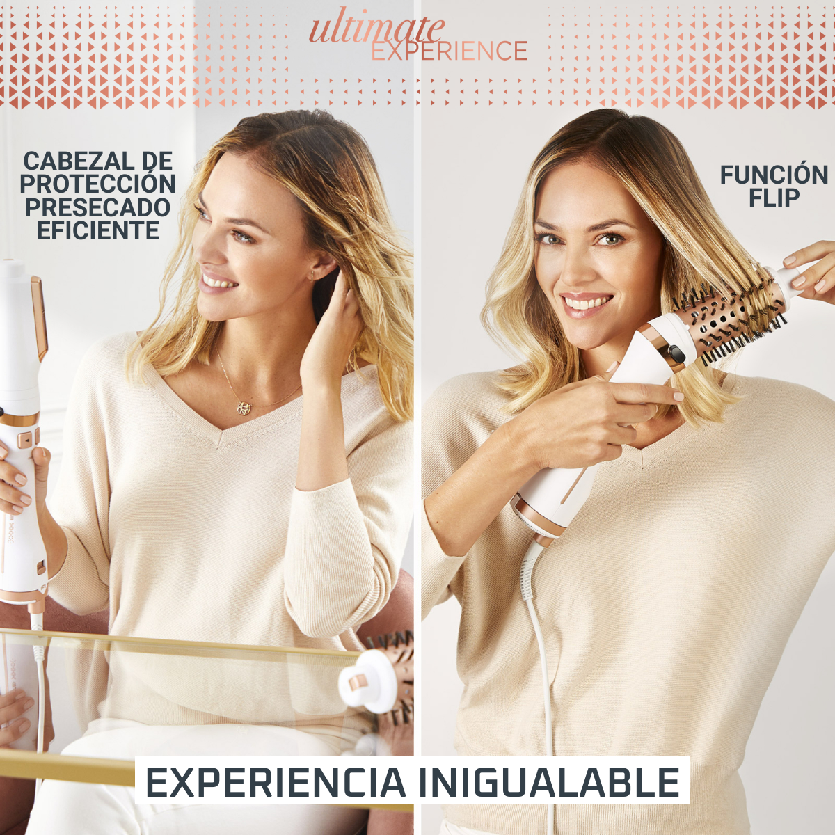 Brush Activ' Ultimate Care Ultimate Experience, Cepillo secador, Preseca, Moldea