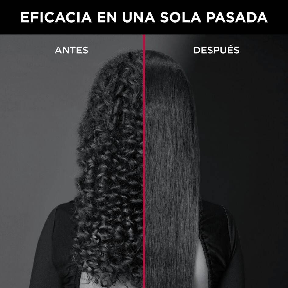 K/ Pro Stylist Karl Lagerfeld, Plancha de pelo, Cepillo integrado removible, Revestimiento Keratin & Glow