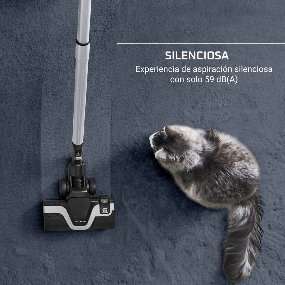 Silence Force Cyclonic Effitech, Aspiradora sin bolsa, Bajo consumo, 59 dB(A), Modelo parqué