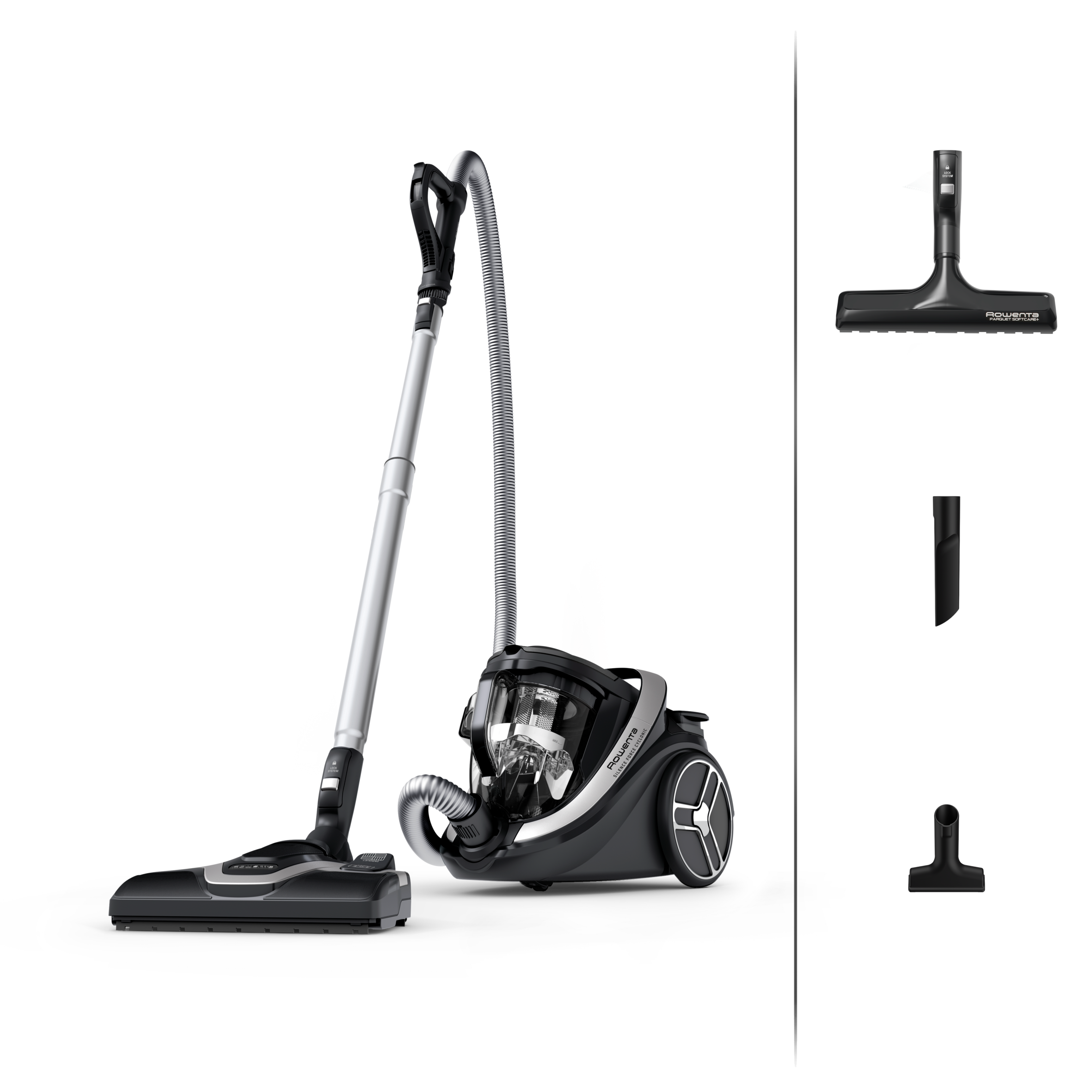 Silence Force Cyclonic Effitech Parqué, Aspiradora trineo sin bolsa