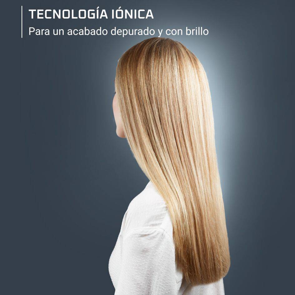 Thermoglide de Rowenta, Plancha de pelo, Tecnología Iónica, Revestimiento de Titanio, 170 a 230°C