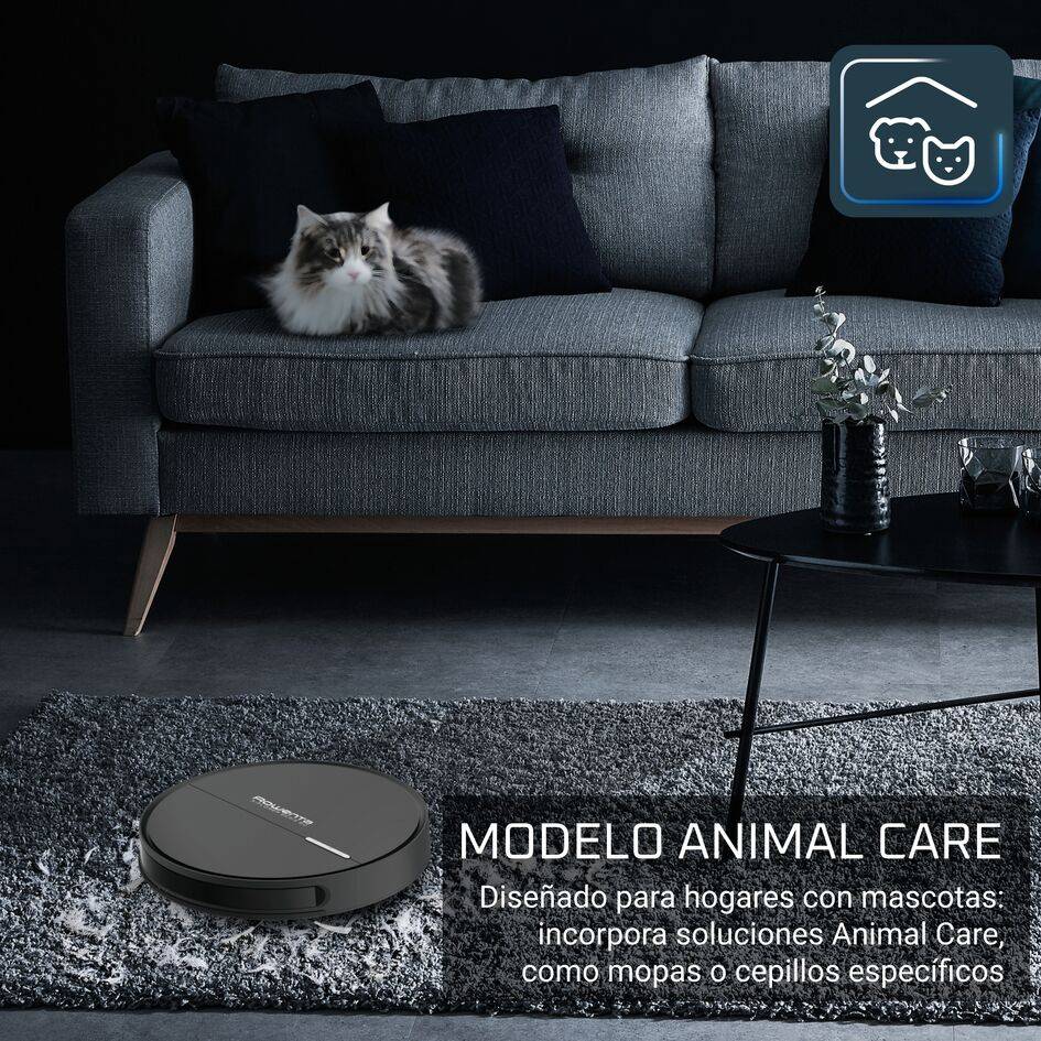 X-Plorer serie 60 Animal Care, Robot aspirador, 4 en 1, diseño plano