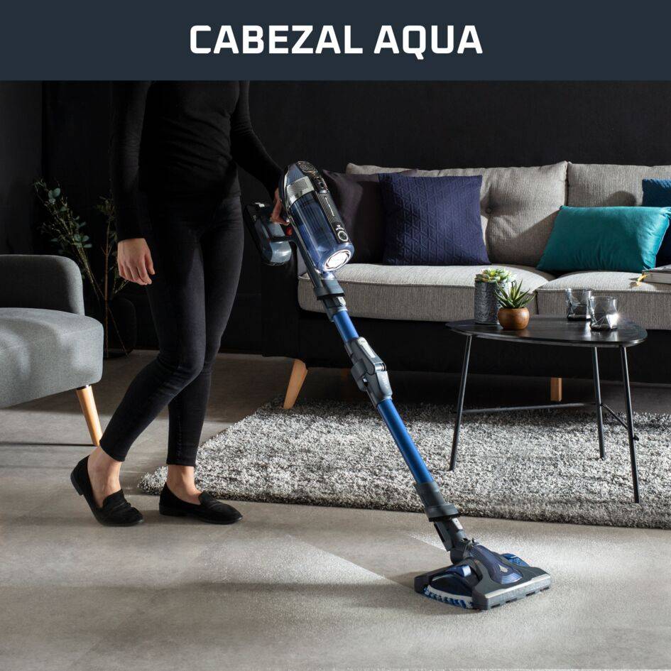 X-Force Flex 11.60 Aqua, Aspiradora sin cable, 130 airwatts, Batería 25,2 V, Azul