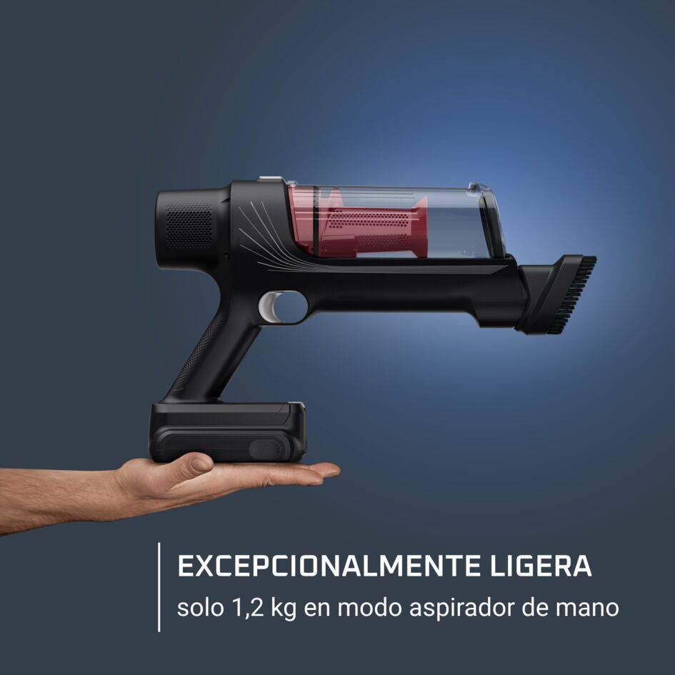 X-PERT 7.60 de Rowenta, Aspiradora Escoba sin Cable, 140 W de Potencia, Muy Ligera, Batería de Larga Duración