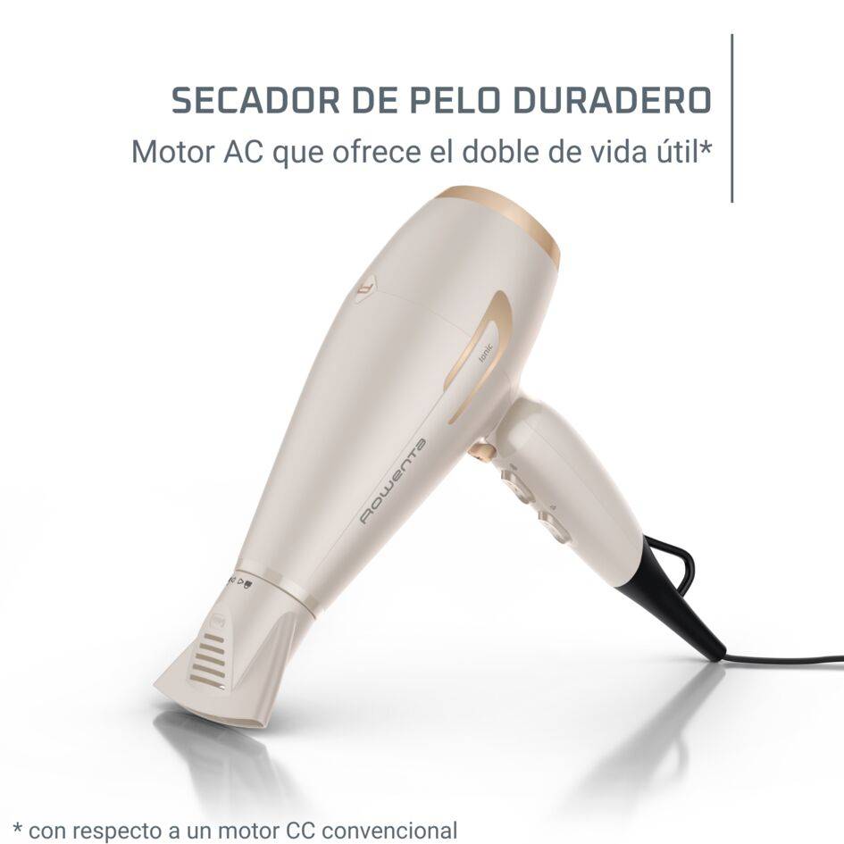 Pro Power +, Secador de pelo, motor de CA duradero