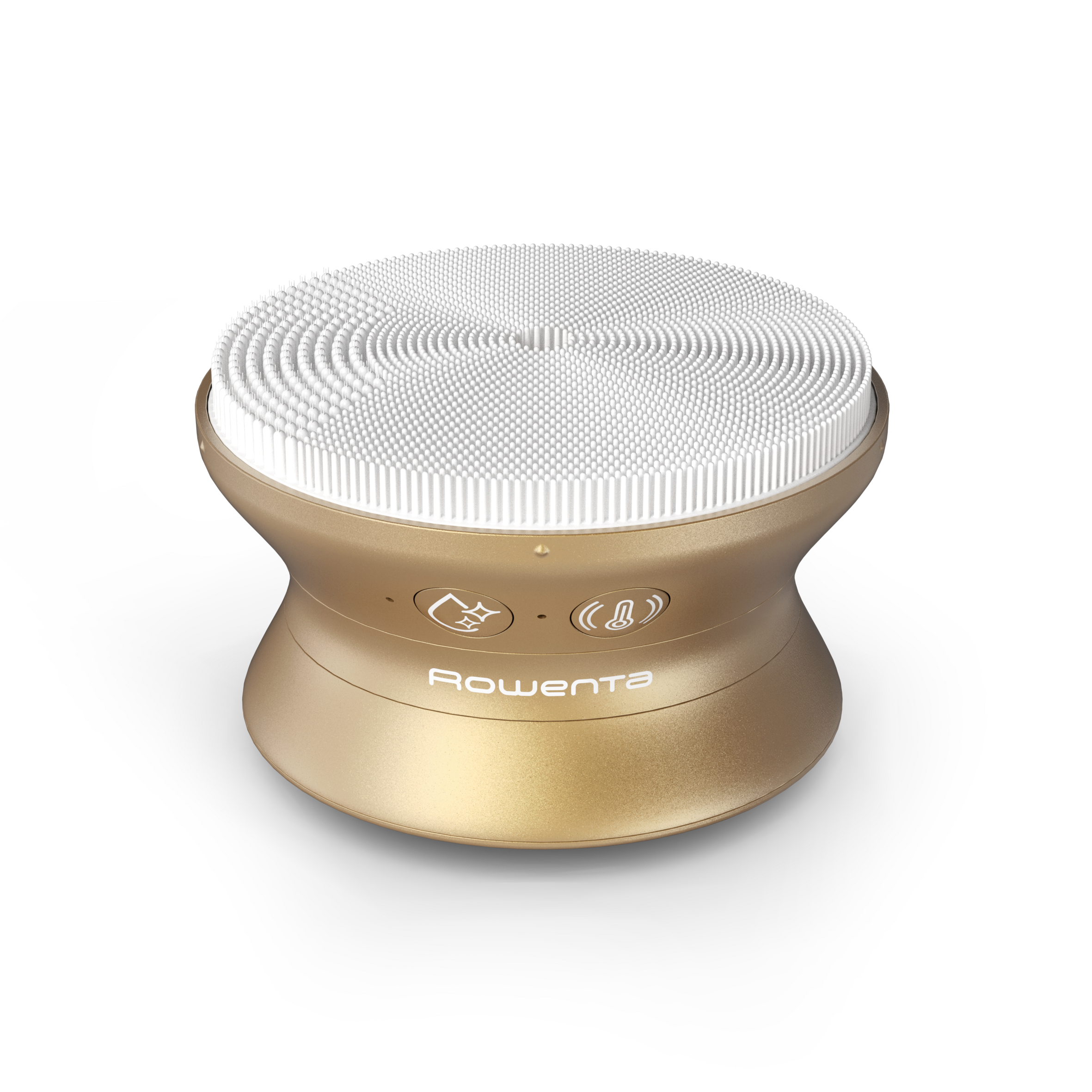 Reset & Boost Skin Duo, Limpiador y masajeador facial, 2 en 1, Dorado