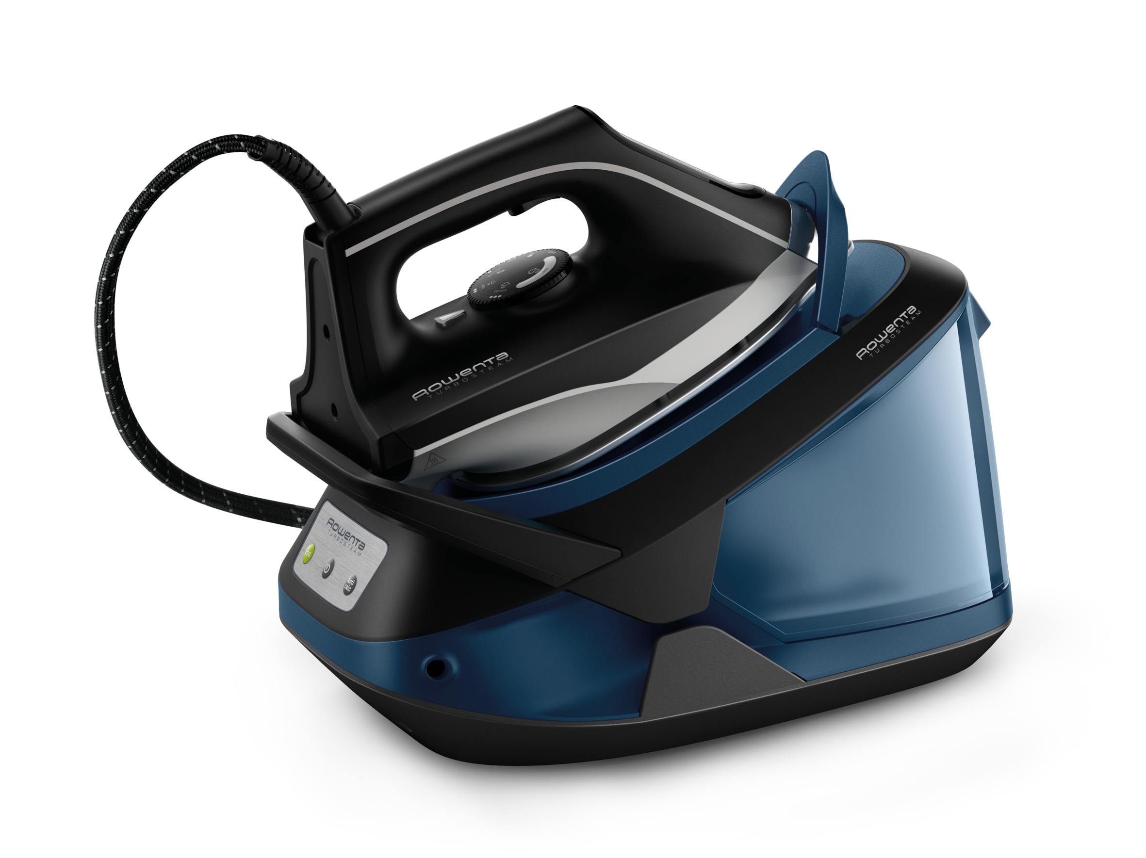 Turbosteam de Rowenta, Centro de planchado,&nbsp;6,5 bares, Golpe de vapor de 370&nbsp;g/min, Suela MicroSteam, Modo Eco, VR8322F0