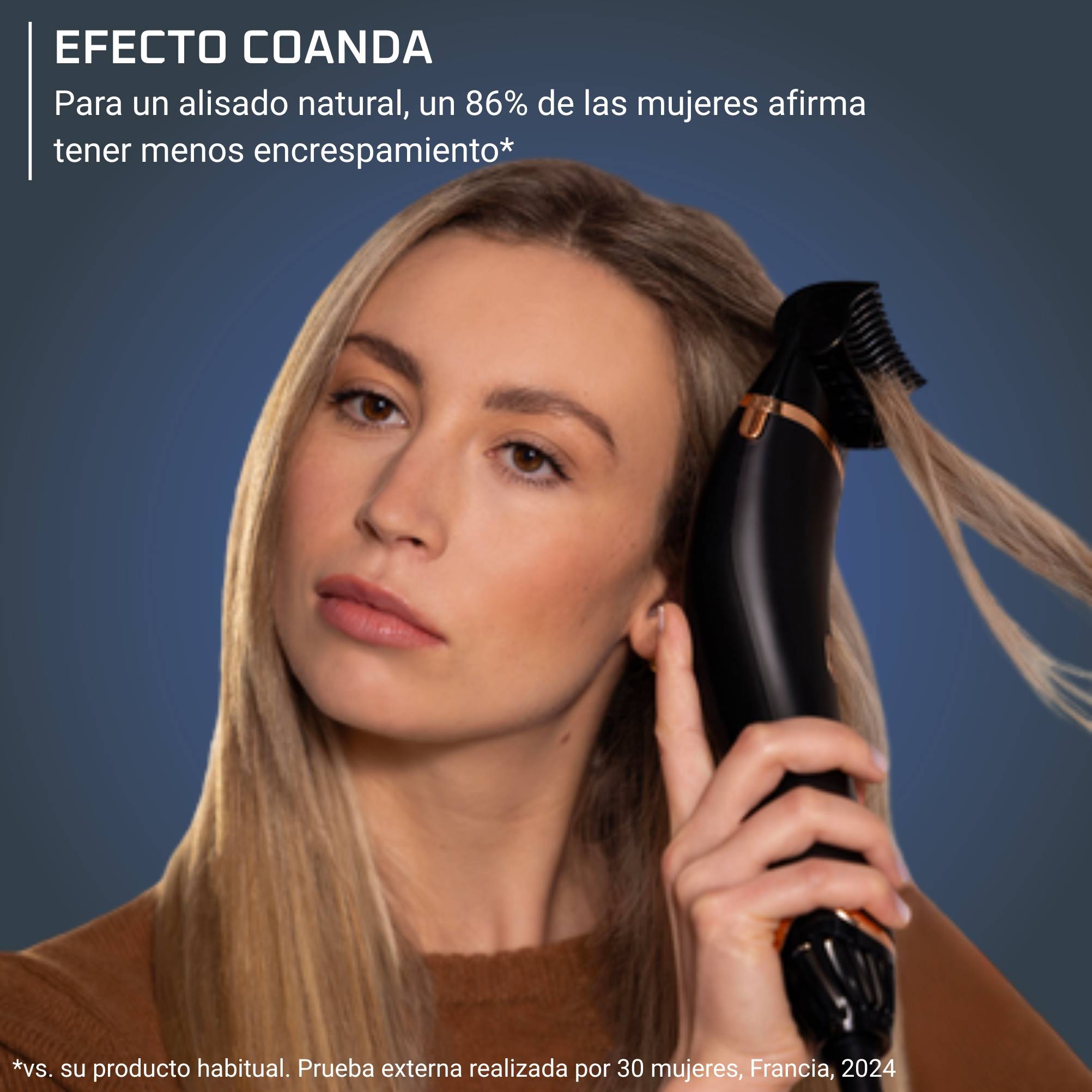 Air motion de Rowenta, Secador alisador, Efecto Coanda, Flujo de aire de hasta 170 km/h, Ergonómico