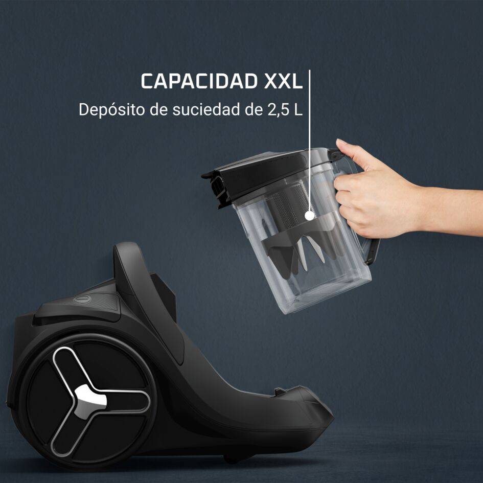 Green Force Cyclonic Effitech®+, Aspiradora sin bolsa, 900 W, Animal Care