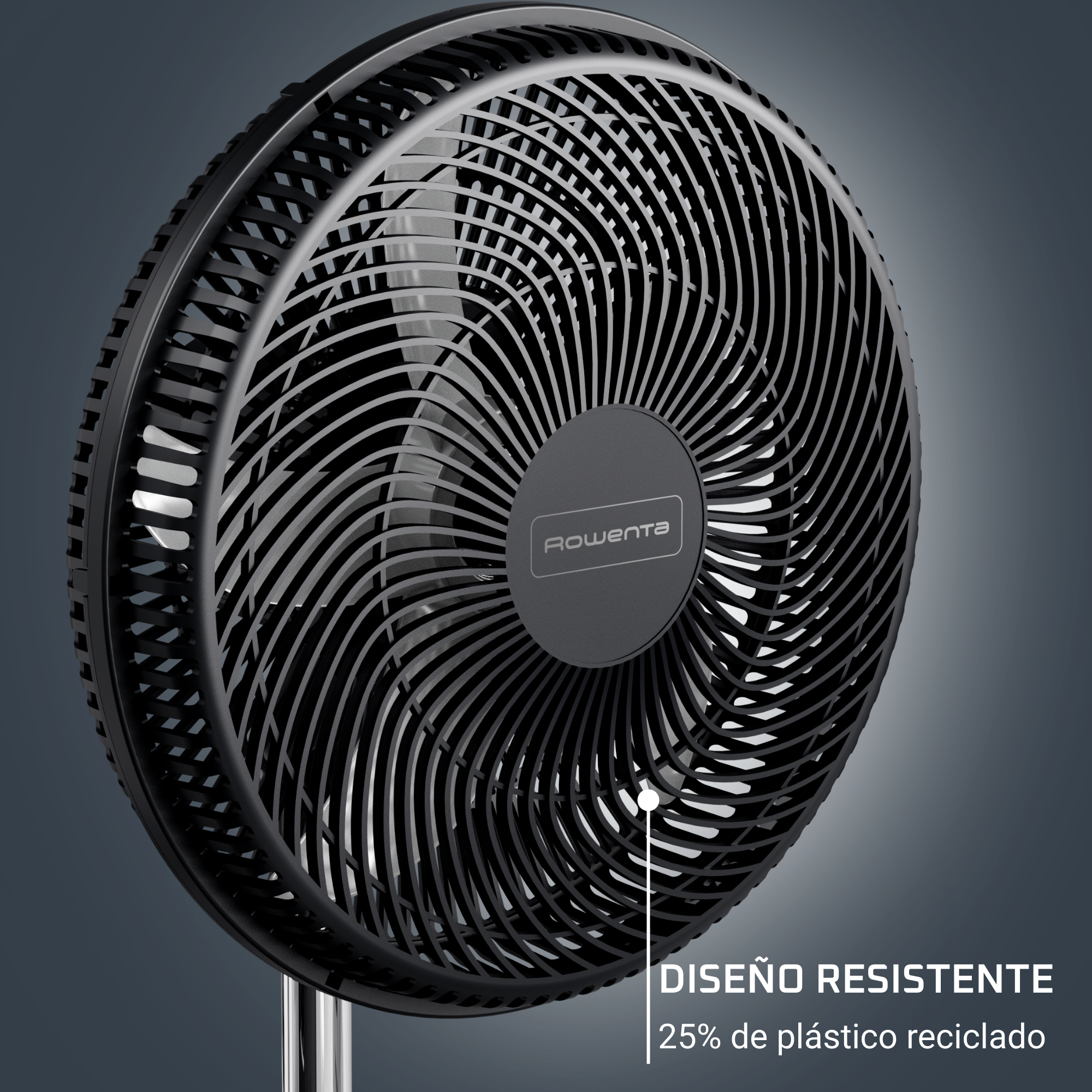 Turbo Essential, Ventilador de pie, Potente, Bajo consumo energético