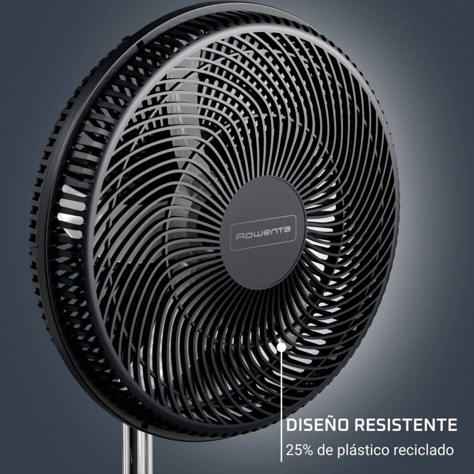 Turbo Essential, Ventilador de pie, Potente, Bajo consumo energético