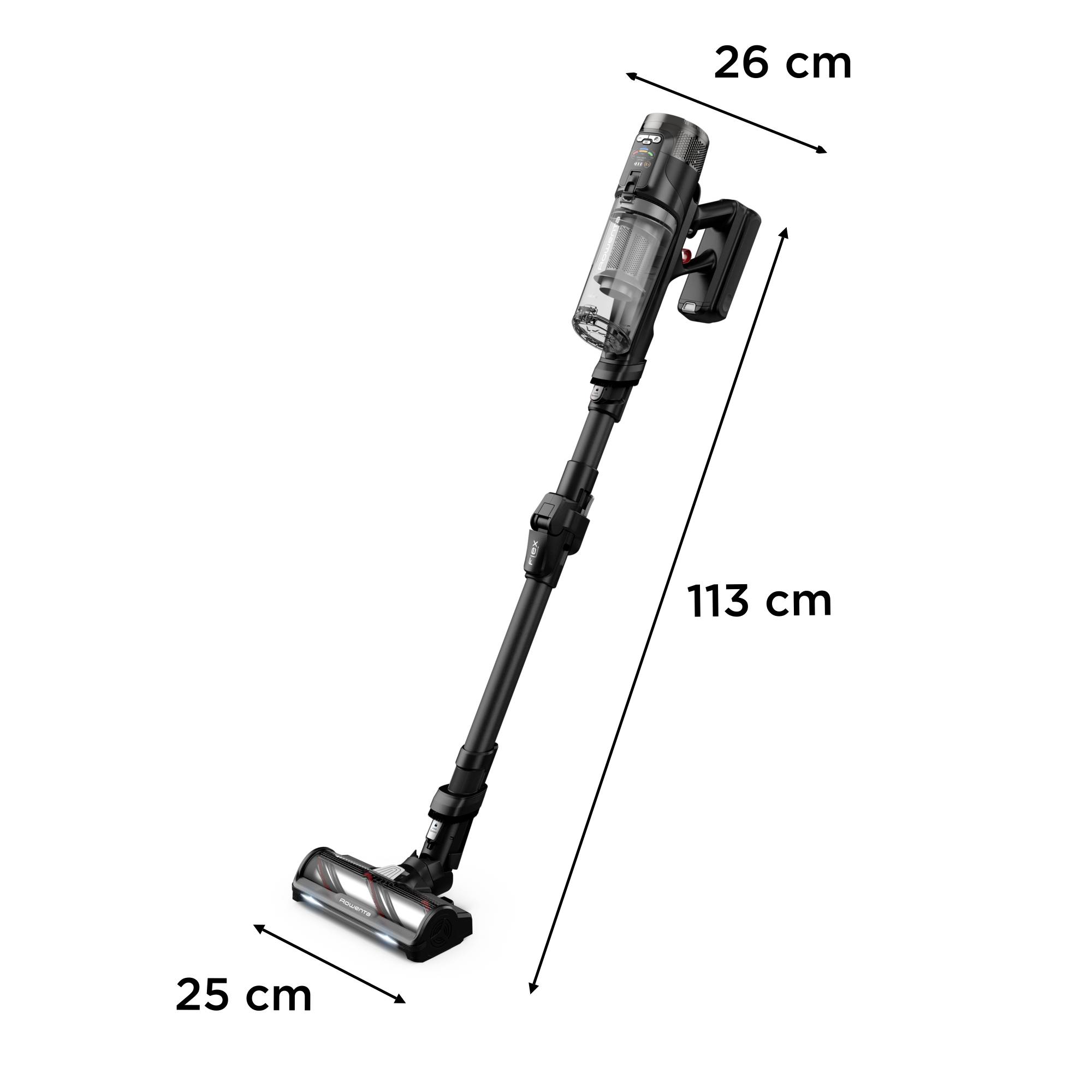 X-Force Flex 12.60 Neo Complete, Aspiradora escoba sin cable, 150 Air Watts, Gran autonomía, 2 cepillos Easy Brush, Pantalla Smart Control, Modelo antialergias