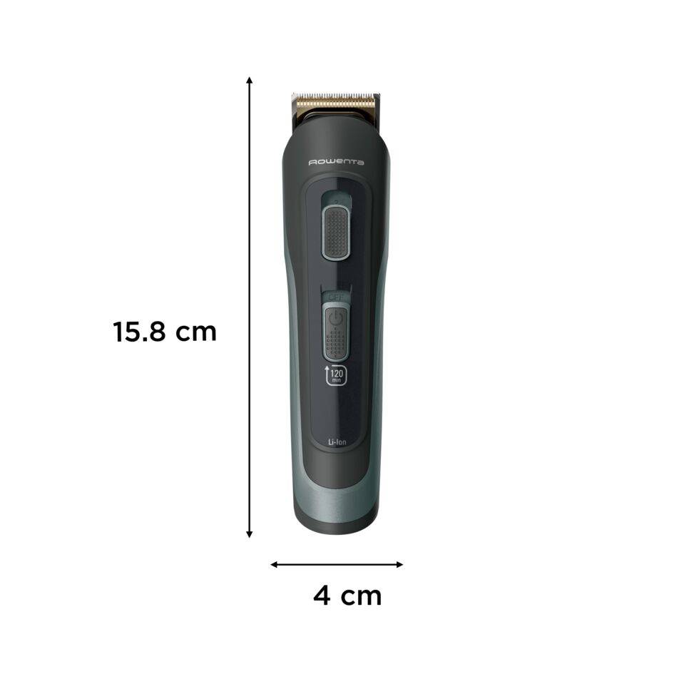 Selectium 15 en 1, Multiaccesorios para hombre, Cuchillas autoafilables, Alta precisión, A prueba de agua, 120 minutos de Autonomía