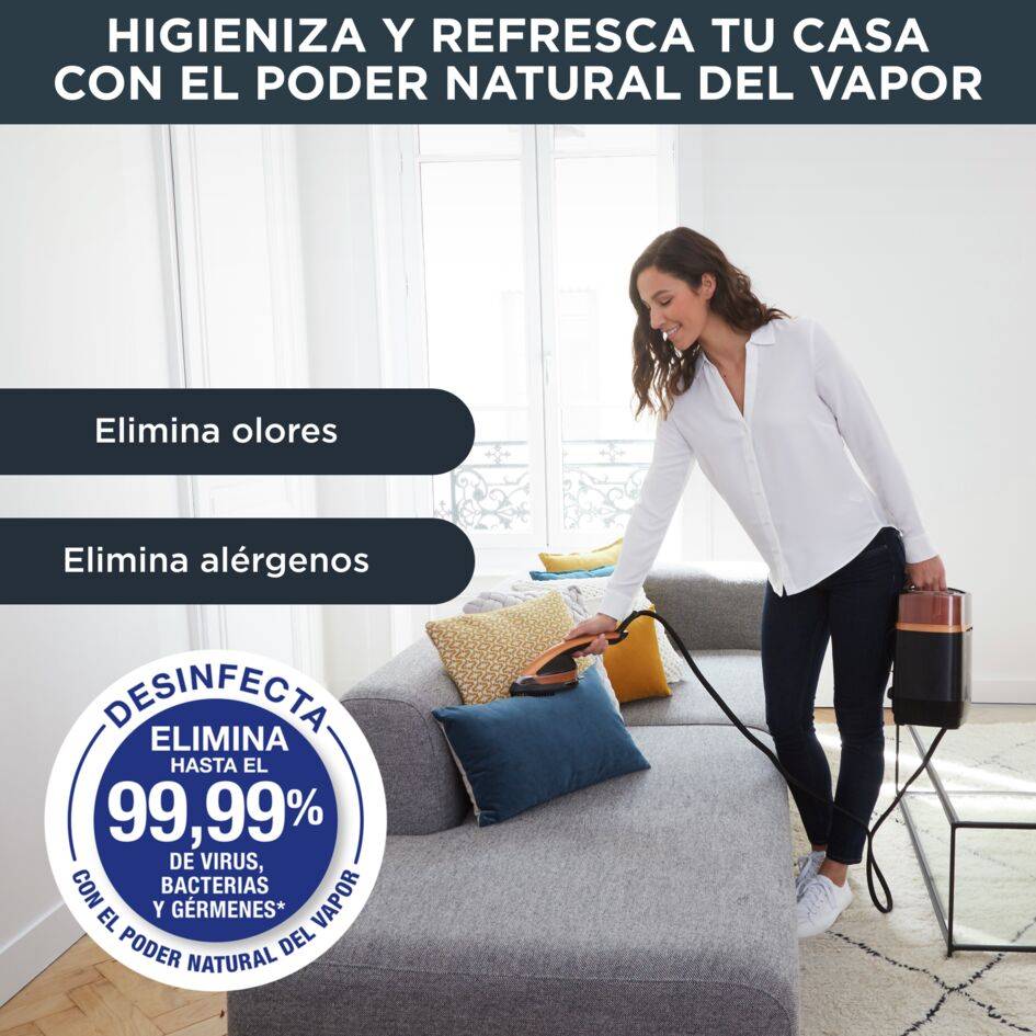 Ixeo Power de Rowenta, Solución De Planchado, Smart Board 3 Posiciones, 200 g/min Golpe, Cobre