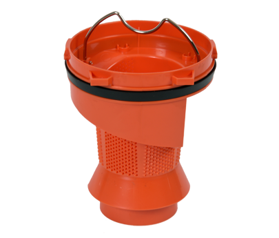 Depósito para polvo naranja + junta RS-2230001562