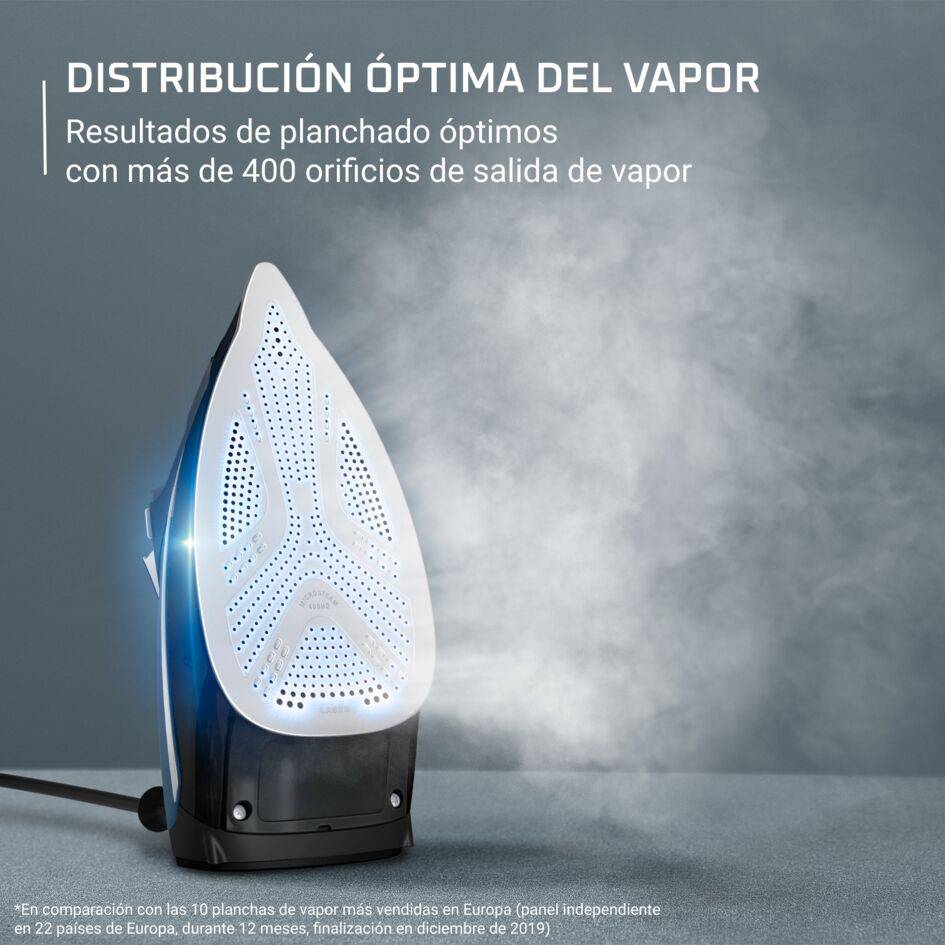 Pro Master de Rowenta, Plancha de vapor  2800&nbsp;W, Golpe de Vapor de 200&nbsp;g/min, Potente Distribución del Vapor y Punta de Alta Precisión, Resultados Profesionales