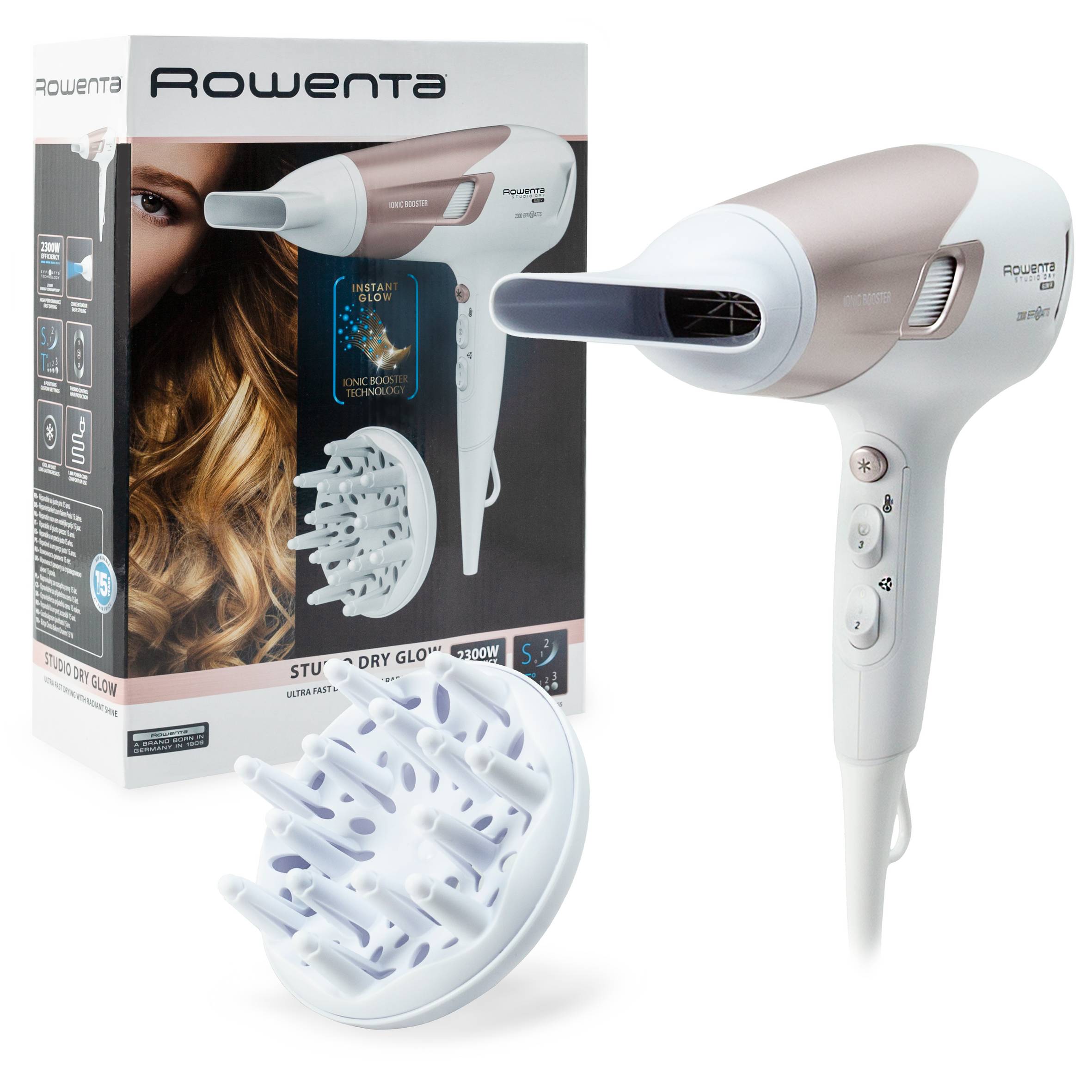 Studio Dry Glow, Secador de pelo, Effiwatts
