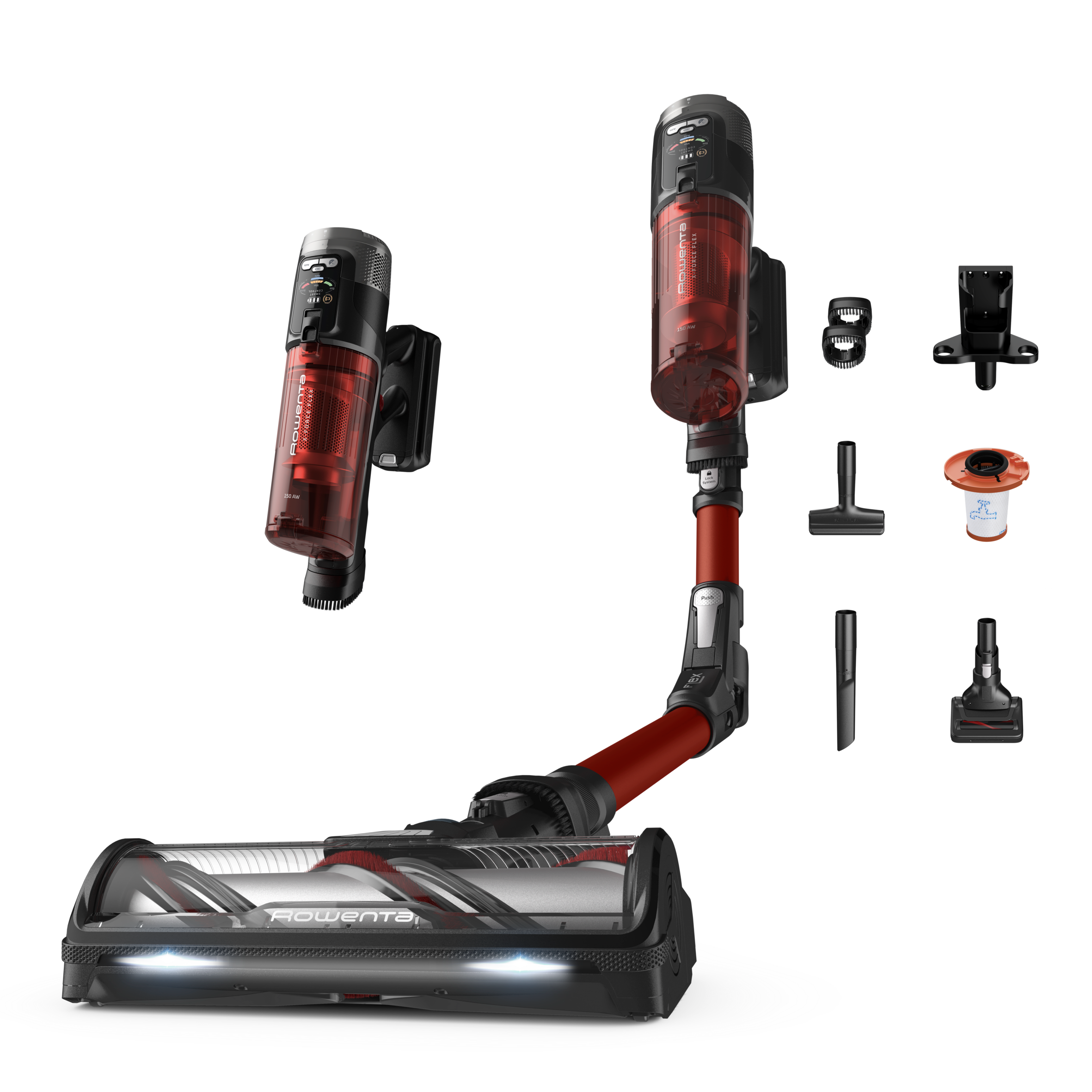 X-Force Flex 13.60, Aspiradora escoba sin cable, Modelo Animal Care, Potencia de limpieza profunda