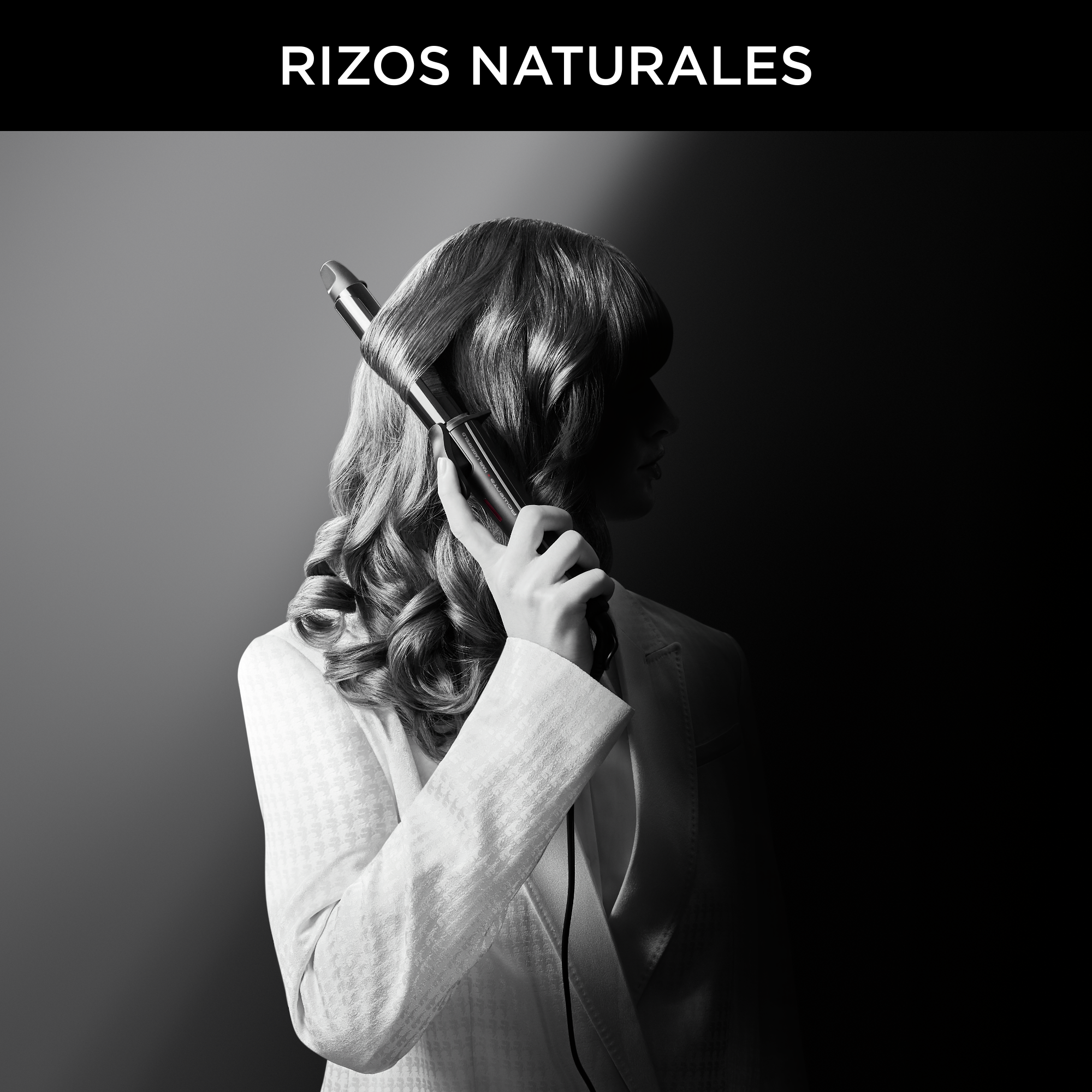 Tenacilla Karl Lagerfeld, Tenacilla de 25 mm, Rizos definidos, Ondas sueltas, Brillo radiante