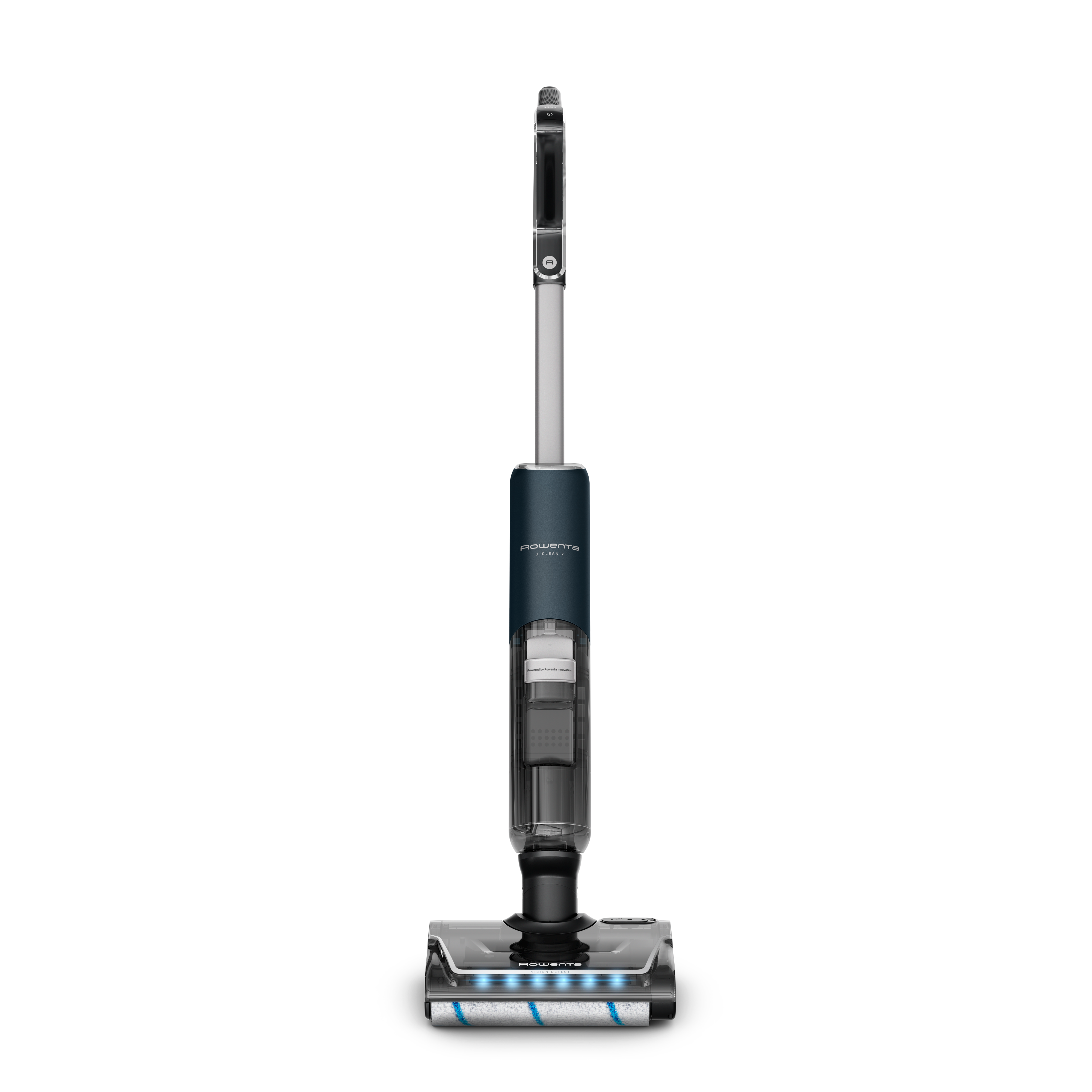 X-Clean 7 de Rowenta, Fregona Eléctrica Sin Cable, Tecnología Wet & Dry, Luces Led, Gran Autonomía, Autolimpieza, Sistema antienredos