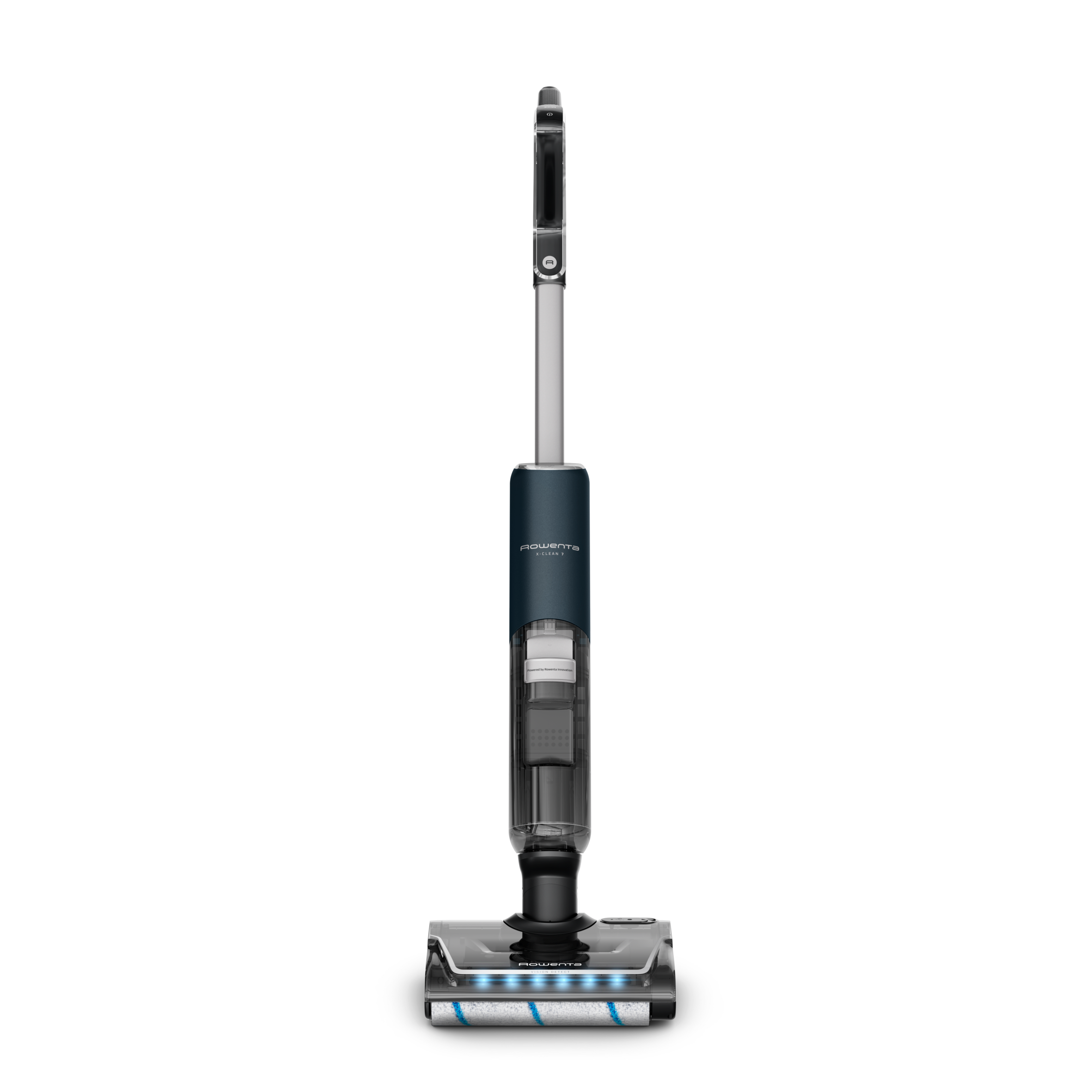 X-Clean 7 de Rowenta, Fregona Eléctrica Sin Cable, Tecnología Wet & Dry, Luces Led, Gran Autonomía, Autolimpieza, Sistema antienredos