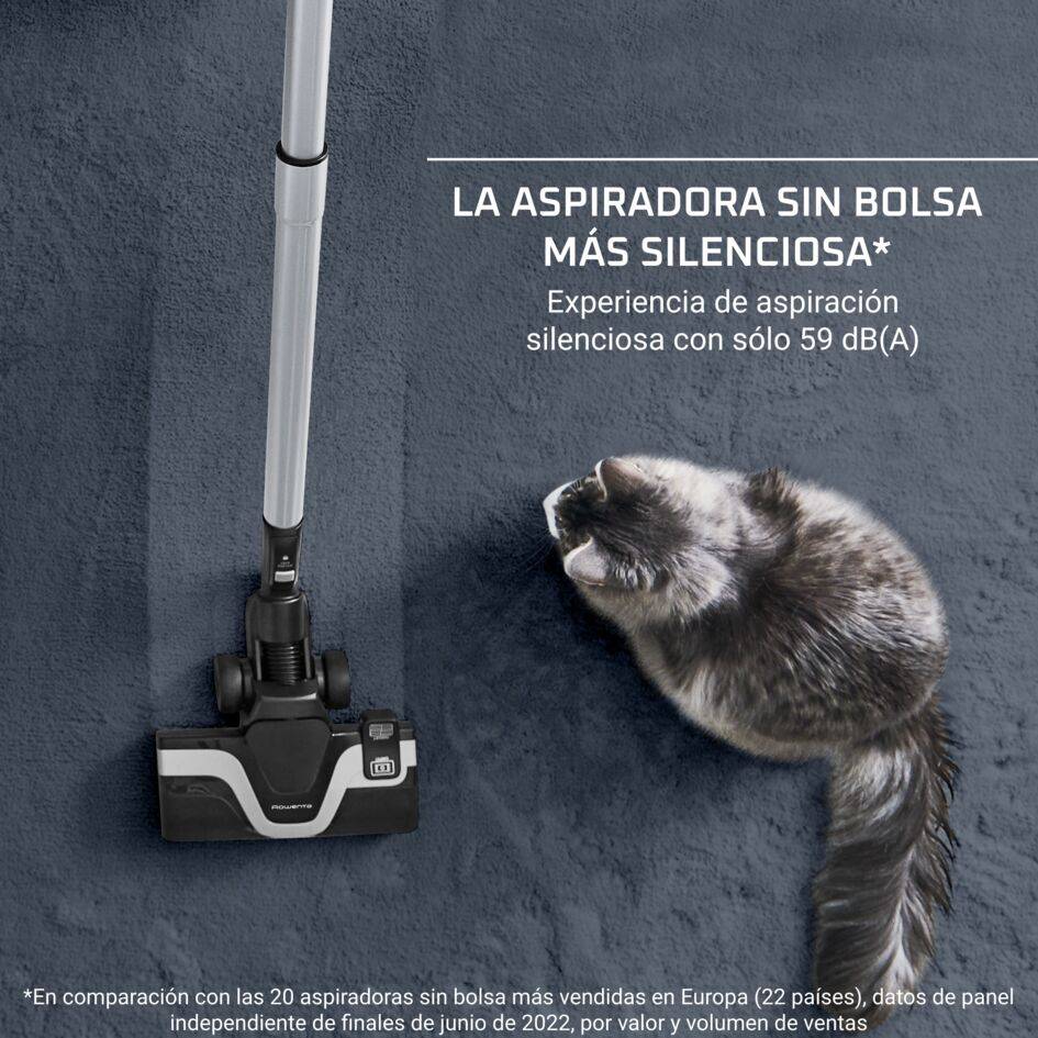 Silence Force Cyclonic Effitech, Aspiradora trineo sin bolsa, Modelo para hogar y coche