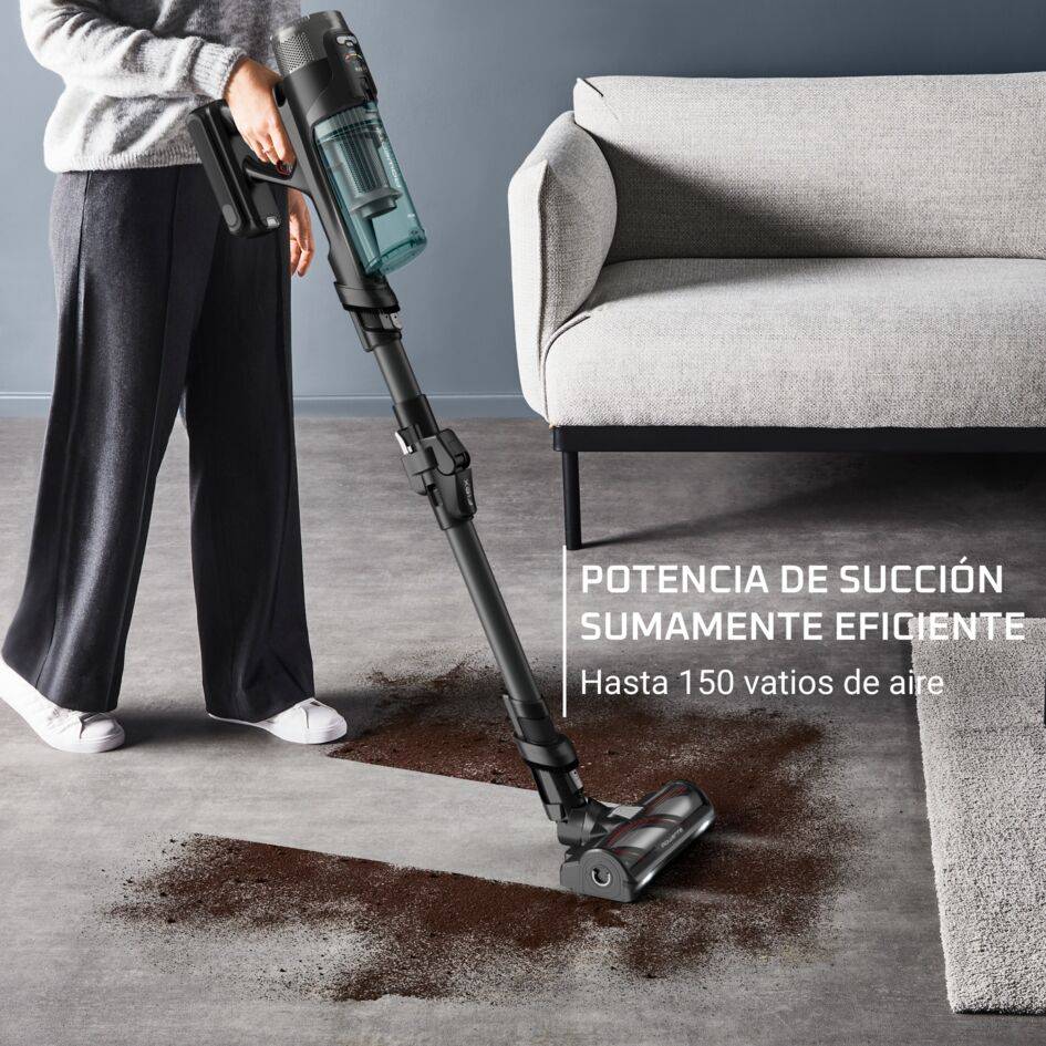 X-Force Flex 12.60 Neo de Rowenta, Aspiradora Escoba Sin Cable, Modelo Surface, Potencia de Limpieza Profunda