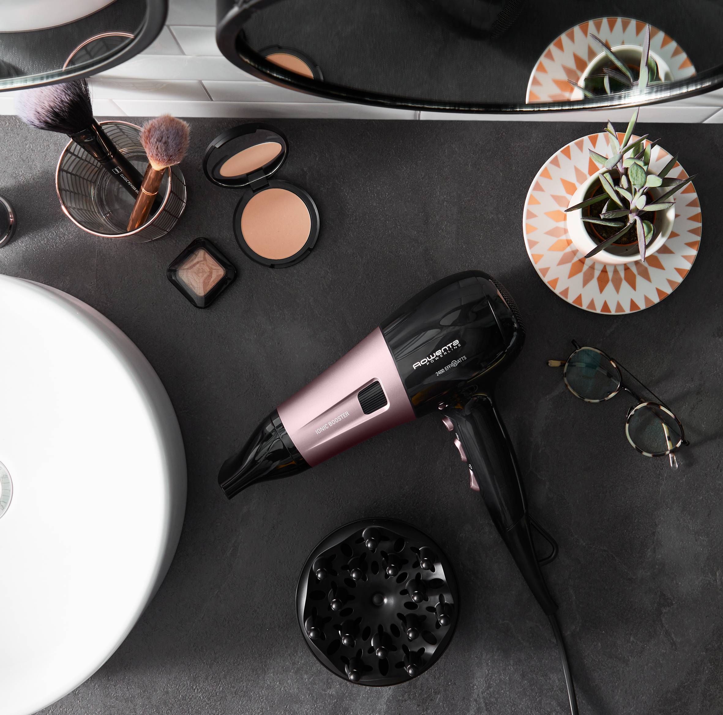 Powerline, Secador de pelo, 2400 Effiwatts, Tecnología iónica, Ajuste de cuidado del cabello